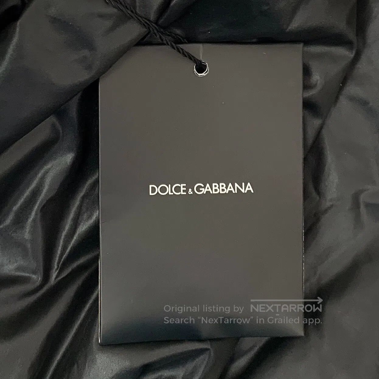 Dolce & Gabbana Dolce Gabbana Dark Blue Leather Zip Up Patch Round Neck Lo Size US M / EU 48-50 / 2 - 8 Thumbnail