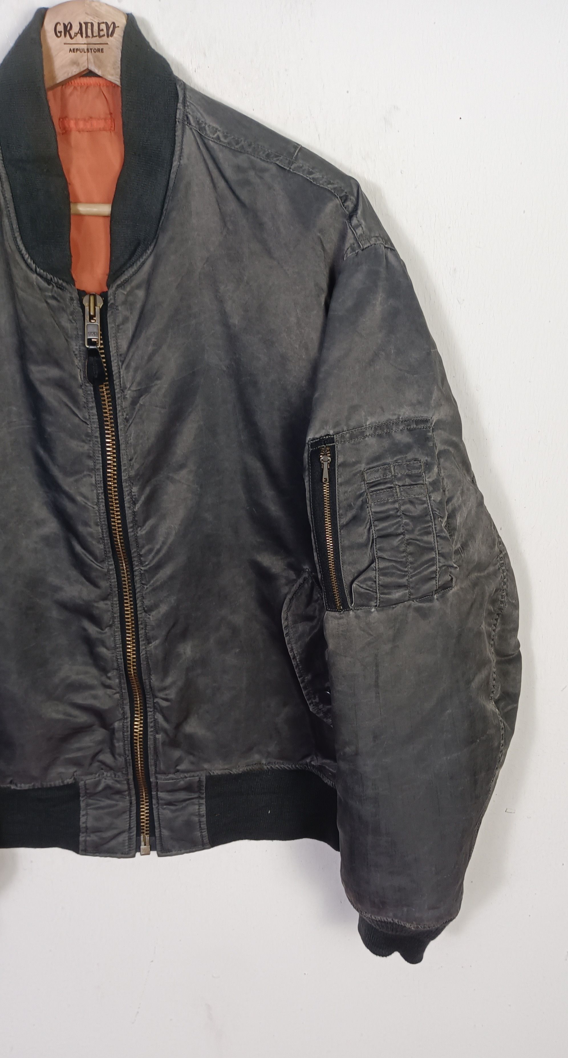 Alpha Industries 80s Ma-1 Intermediate Bomber Jacket Cold Weather Size US L / EU 52-54 / 3 - 6 Thumbnail