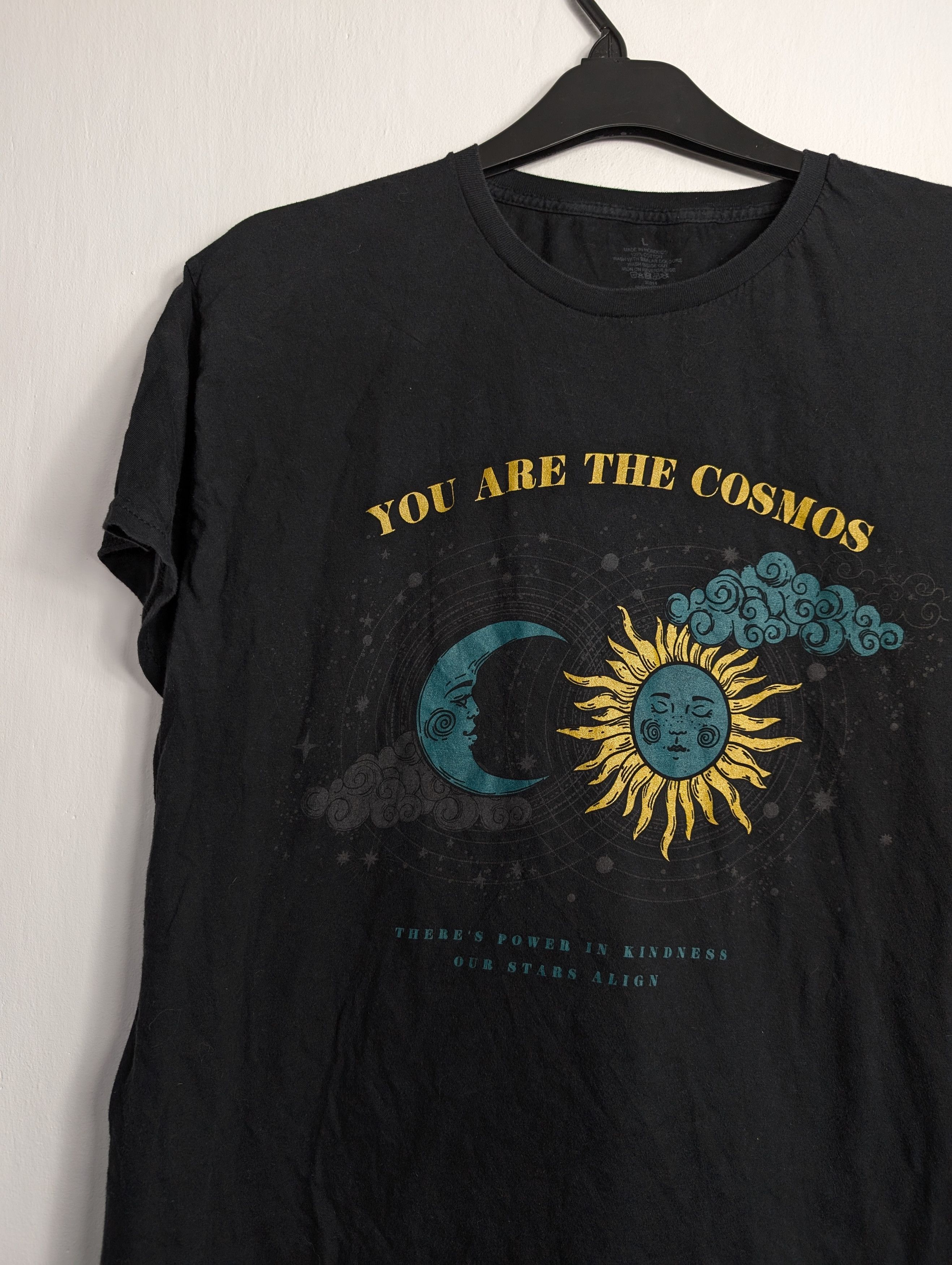 Vintage T-shirt Cosmos Moon Tarot Zodiac Astrology Horoscopes Size L / US 10 / IT 46 - 2 Thumbnail