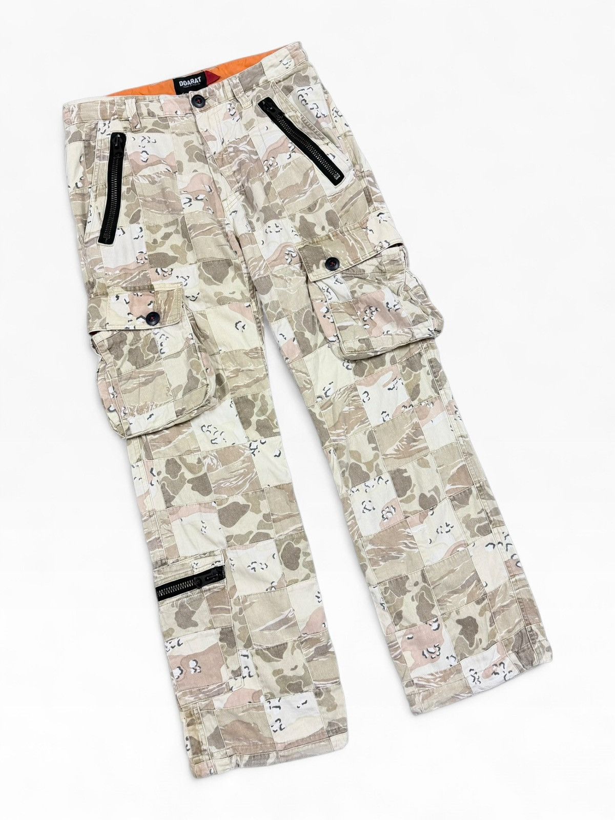 GOODENOUGH Vtg🔥90’s Doarat All Camoflauge Patchwork Multipocket Cargo Size US 33 - 5 Thumbnail