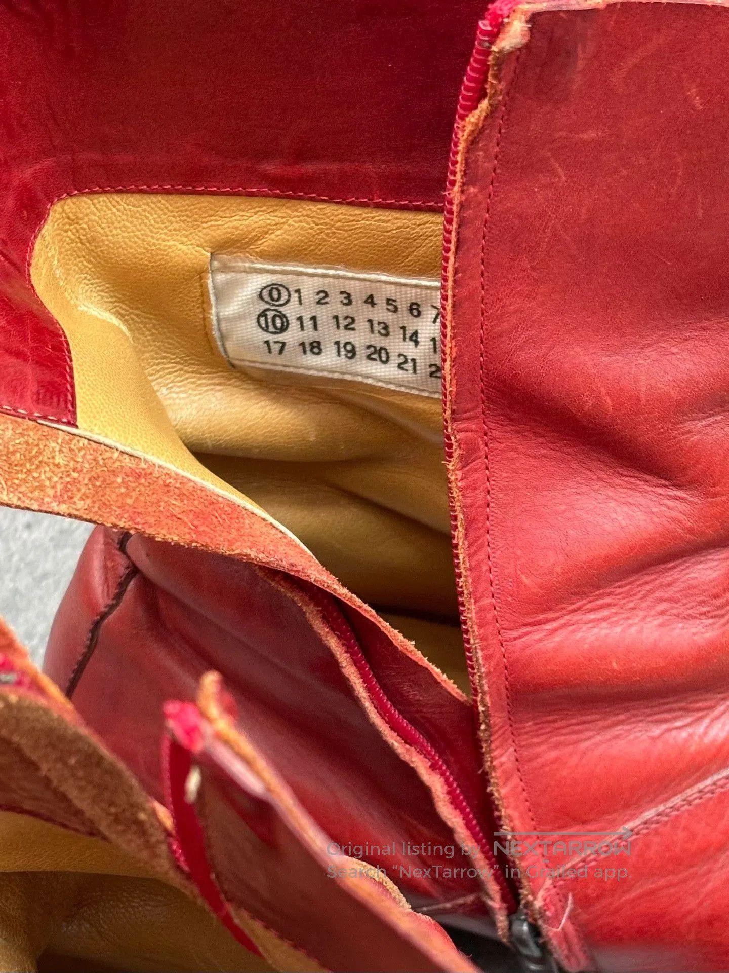 Maison Margiela Maison Martin Margiela Artisanal Red Square. Size US 10 / EU 43 - 5 Thumbnail