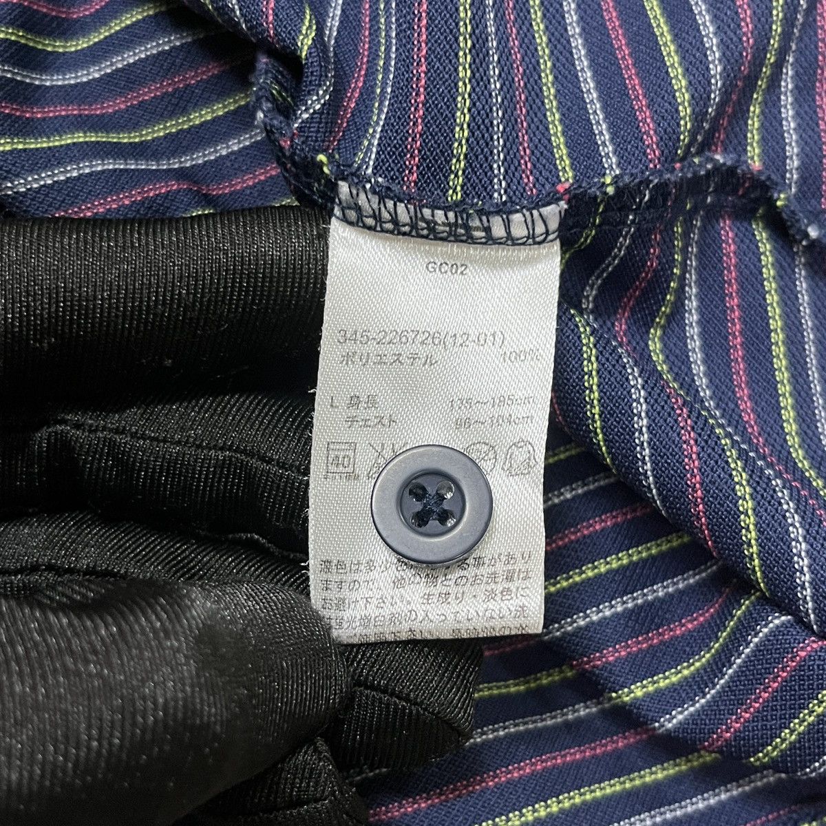 All Sport × GU × Japanese Brand GU Japan Easy Dry Stripes Polo Jersey Shirt Size US M / EU 48-50 / 2 - 6 Thumbnail