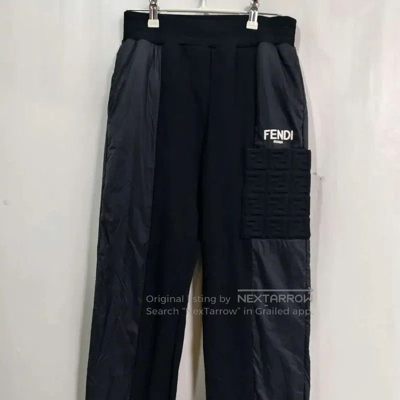 Fendi Fendi Black Logo Casual Pants for Women . Size 23" - 1 Thumbnail