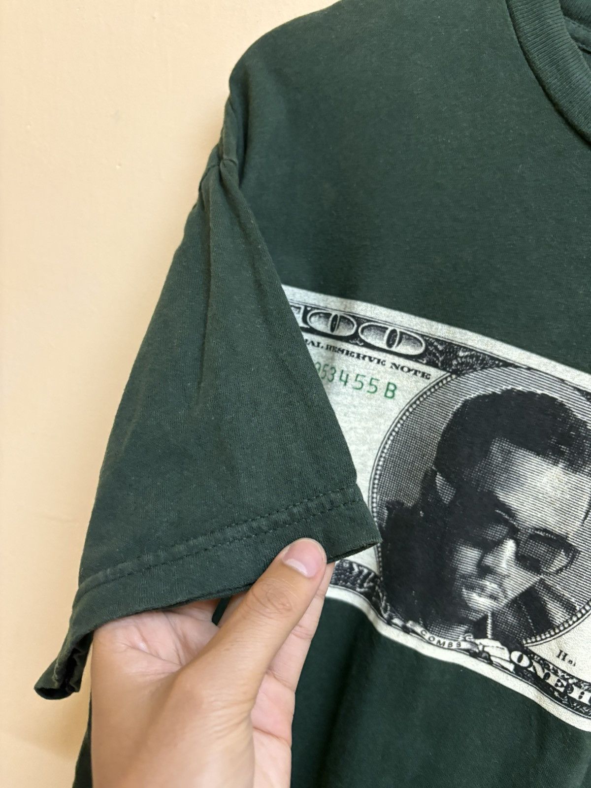 Rap Tees Vintage 90s Puff Daddy P Diddy Dollar Band Rap T-Shirt Size US L / EU 52-54 / 3 - 11 Thumbnail