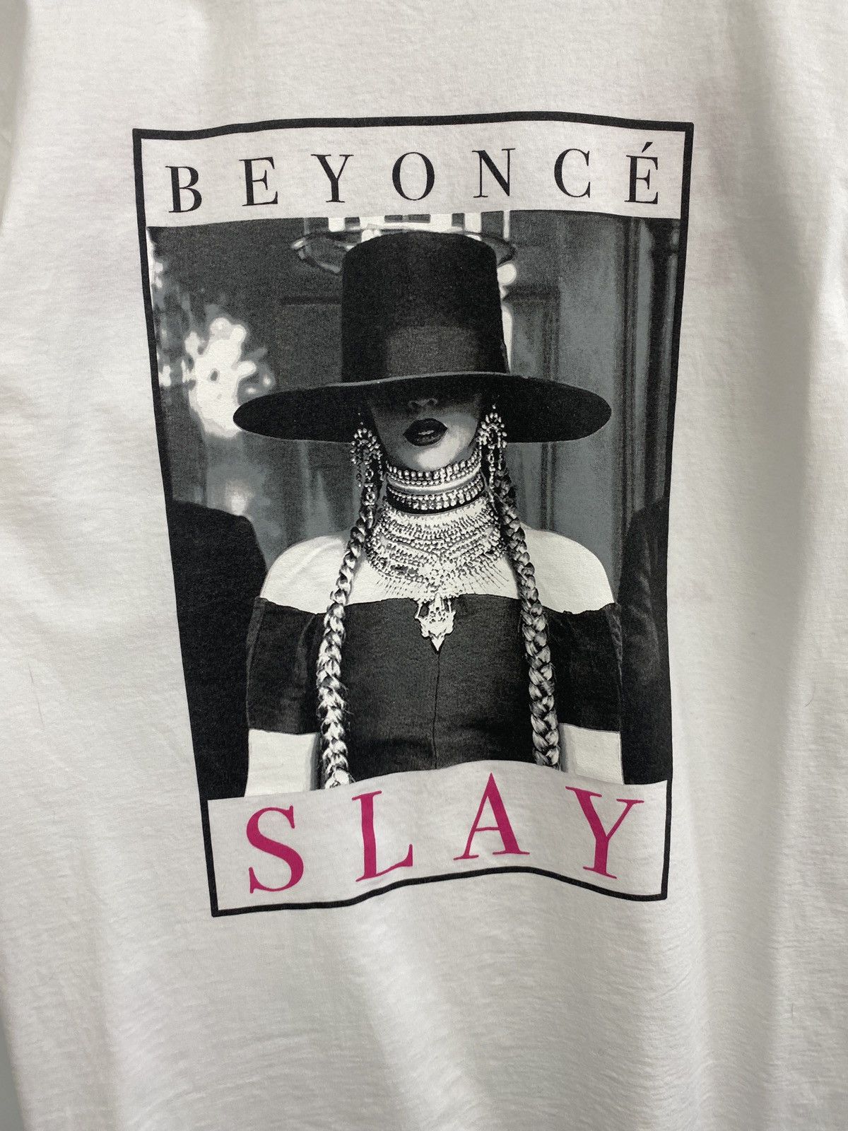 Band Tees × Rap Tees × Vintage 🇺🇸 2016 Beyonce Slay Sexy Girl Black Rap T-Shirt Rare Retro Size US M / EU 48-50 / 2 - 4 Thumbnail