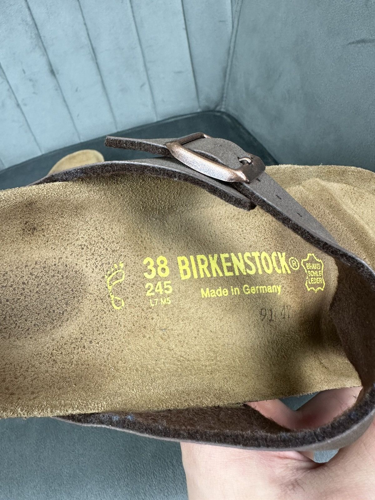 Birkenstock Birkenstock Gizeh Moca Birko-flor Women’s Brown size 38 Size US 8 / IT 38 - 11 Thumbnail