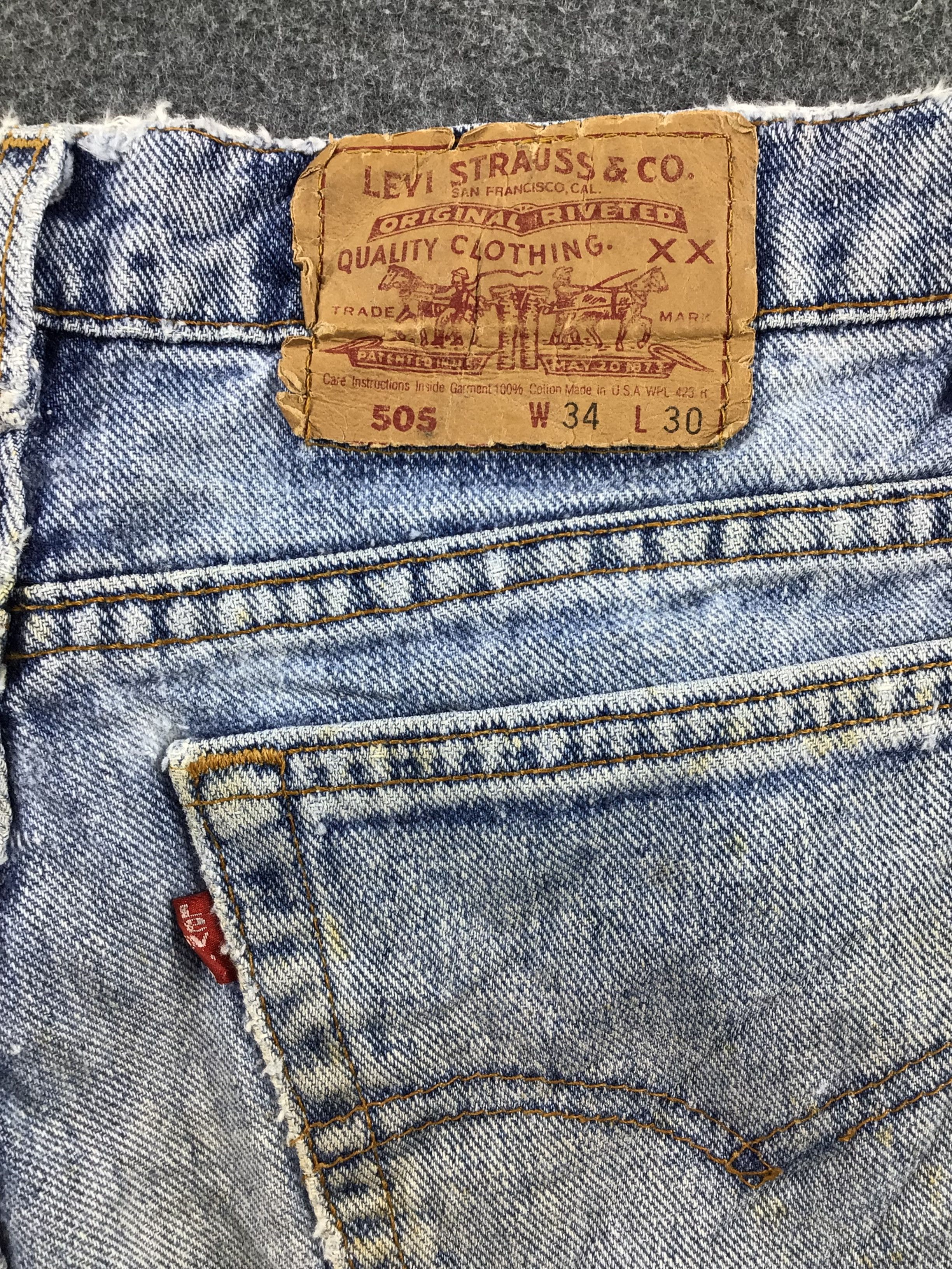 Levi's Vintage Levis 505 Jeans-J879 Size US 33 - 5 Thumbnail