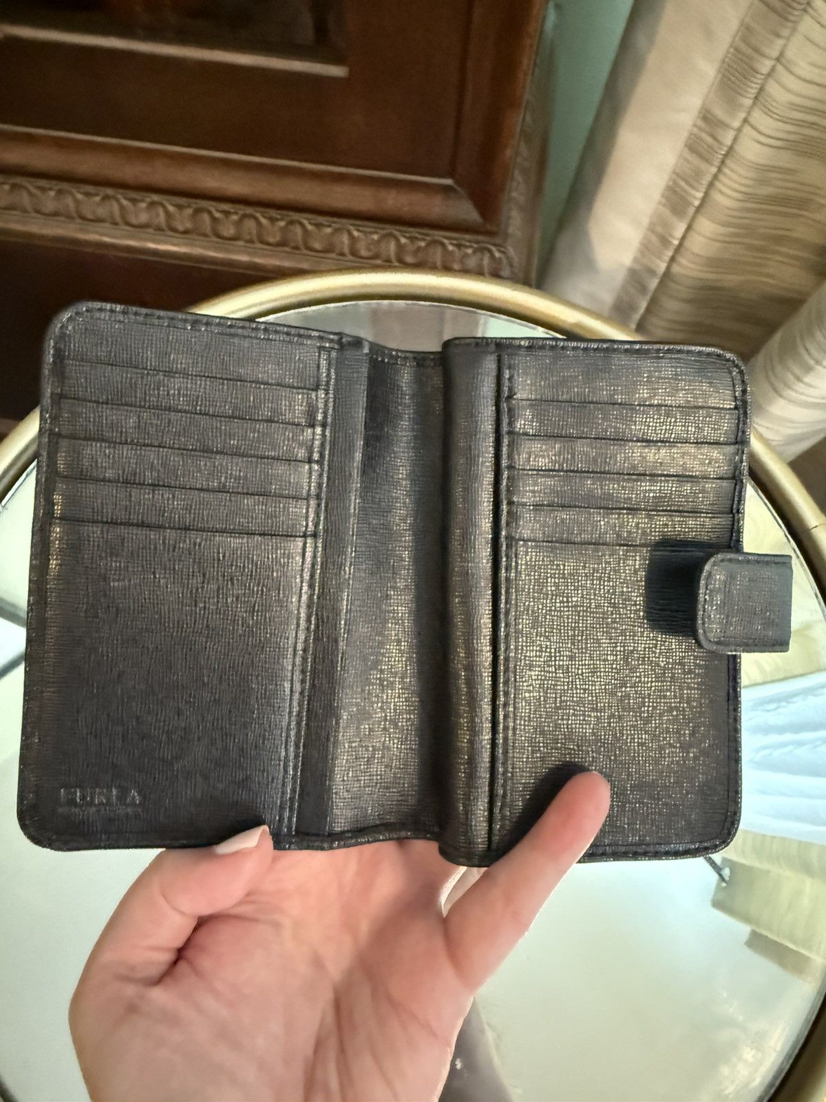 Furla Furla Black Compact Wallet Size ONE SIZE - 4 Thumbnail