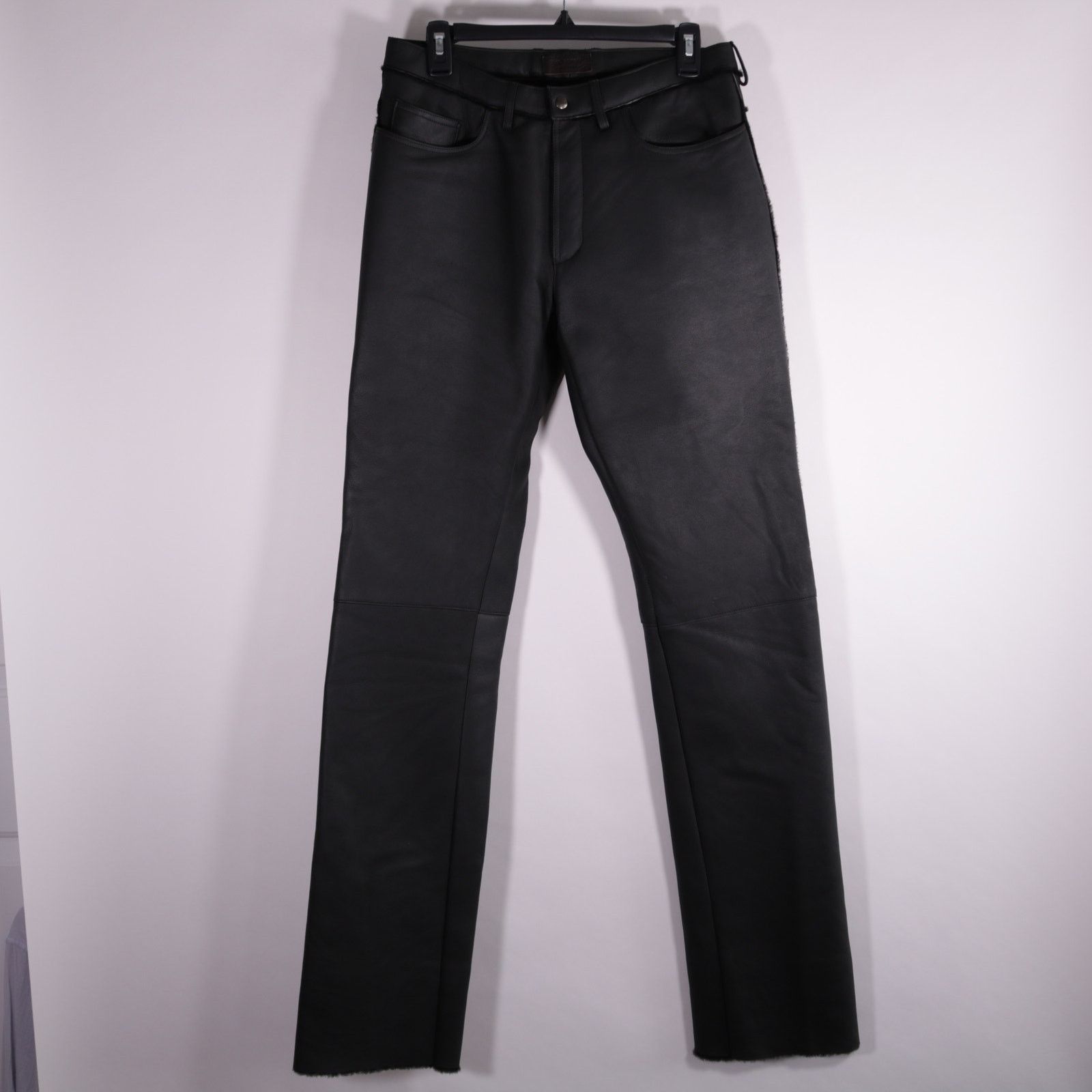 Neil Barrett Neil Barrett Leather Shearling Pants Size Small Size US 30 / EU 46 - 1 Thumbnail