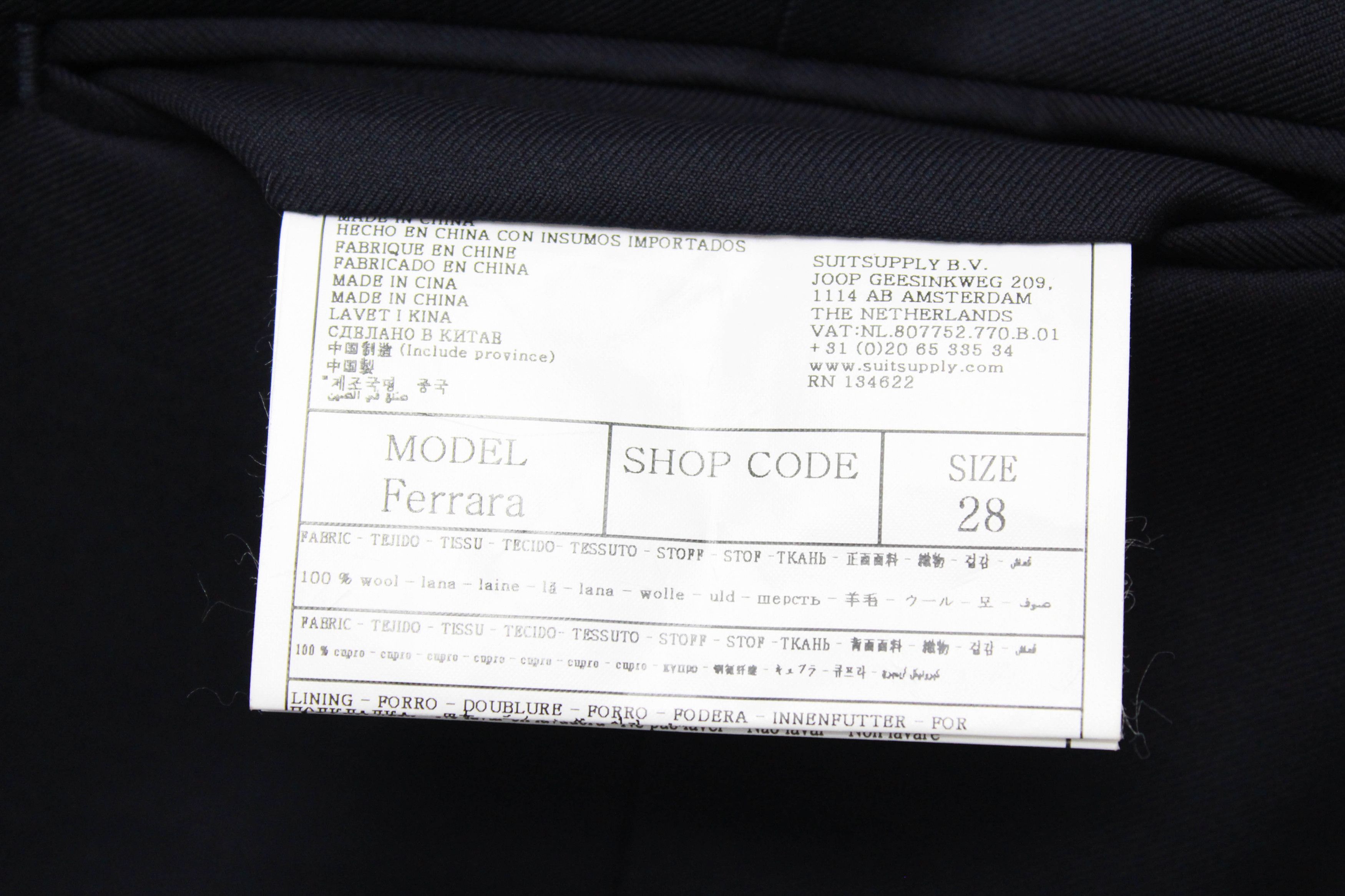 Suitsupply SUITSUPPLY La Spalla Ferrara Brescia Suit Men's UK 46S 3in1 Size 46S - 9 Thumbnail