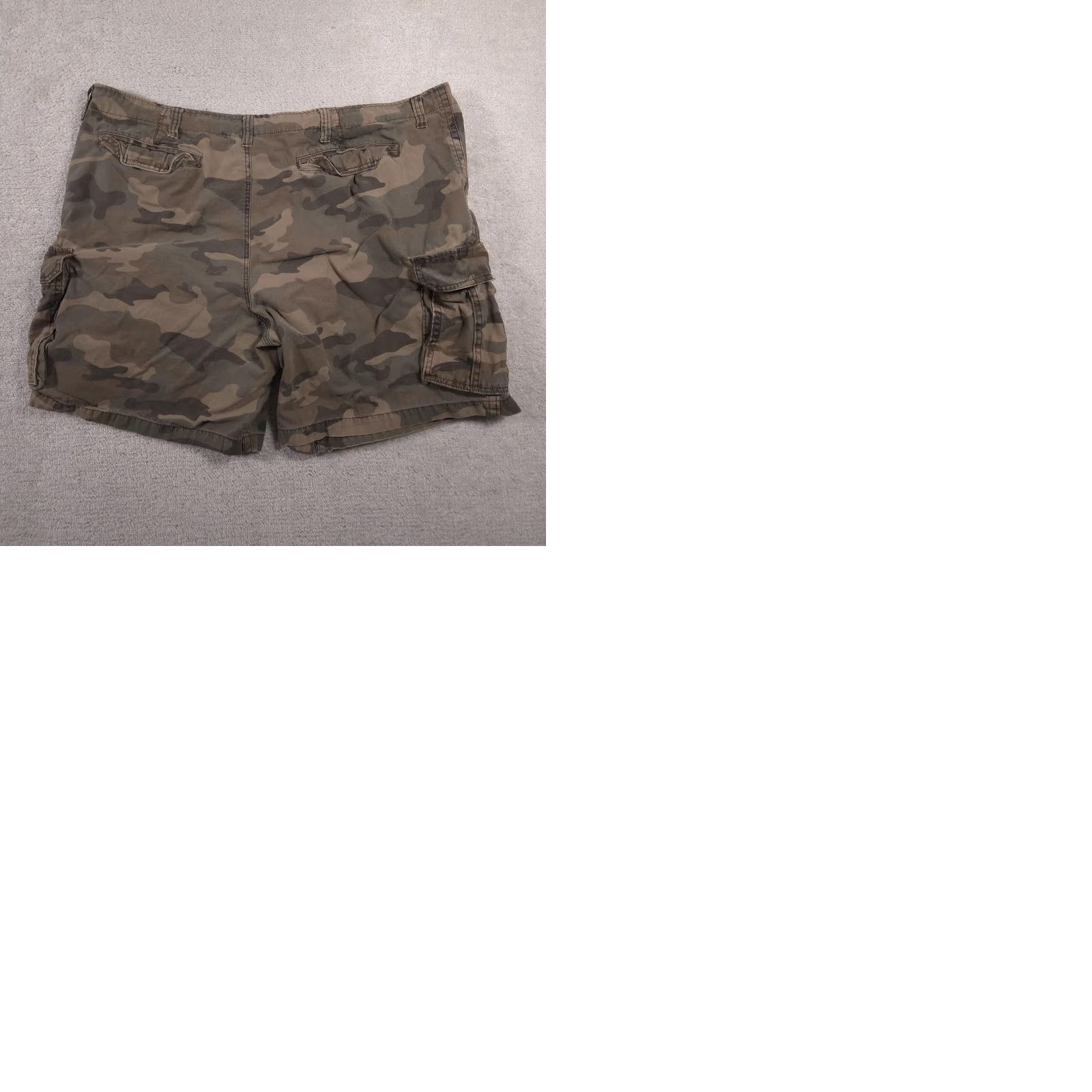 Faded Glory Faded Glory Shorts Mens 46 Cargo Cotton Camouflage Pockets Zip Fly Relaxed Fit Casual Urban Army Green 90s Mens Size US 30 / EU 46 - 9 Thumbnail