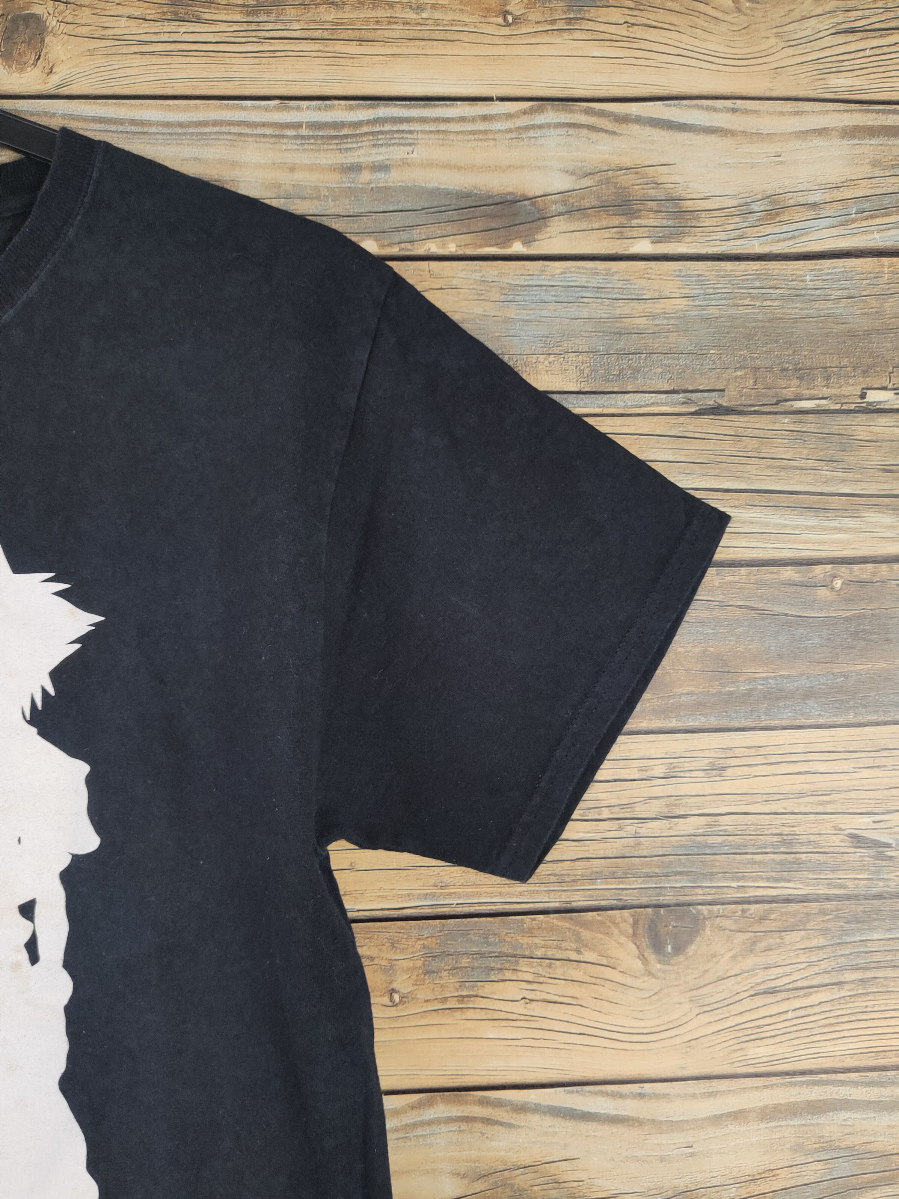 Japanese Brand DL Hanes Black Short Sleeve T-shirt #2558 Size US M / EU 48-50 / 2 - 7 Thumbnail
