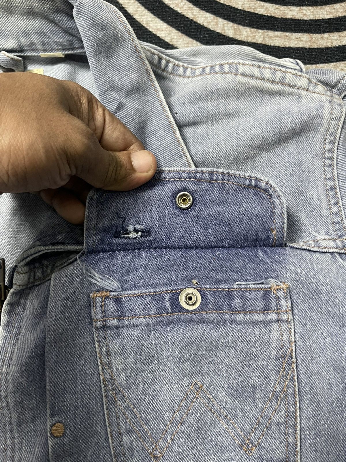 Wrangler 90s WRANGLER BLUE BELL WESTERN DENIM ZIPPER JACKET Size L / US 10 / IT 46 - 12 Thumbnail