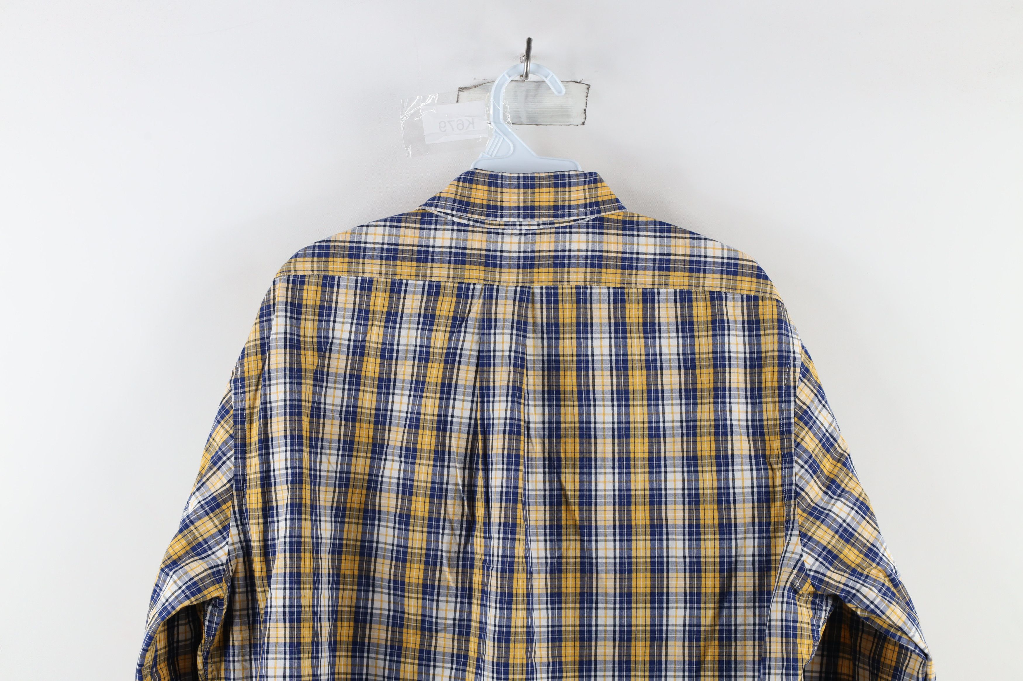 Brooks Brothers × Vintage Vintage Brooks Brothers Cotton Button Down Shirt Plaid Size US L / EU 52-54 / 3 - 8 Thumbnail