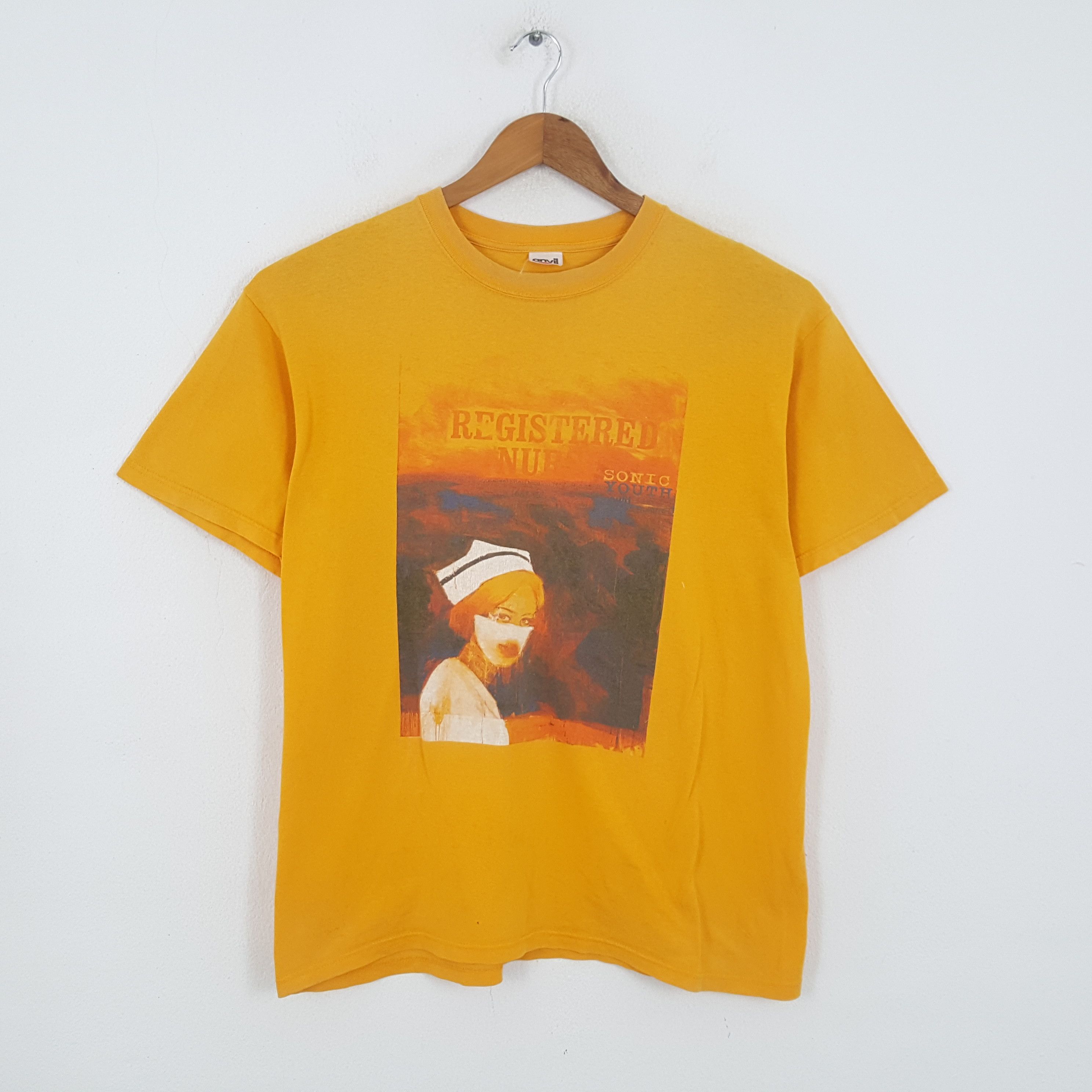 Band Tees × Vintage Vintage SONIC YOUTH American Rock Band T-Shirt Size US L / EU 52-54 / 3 - 1 Thumbnail