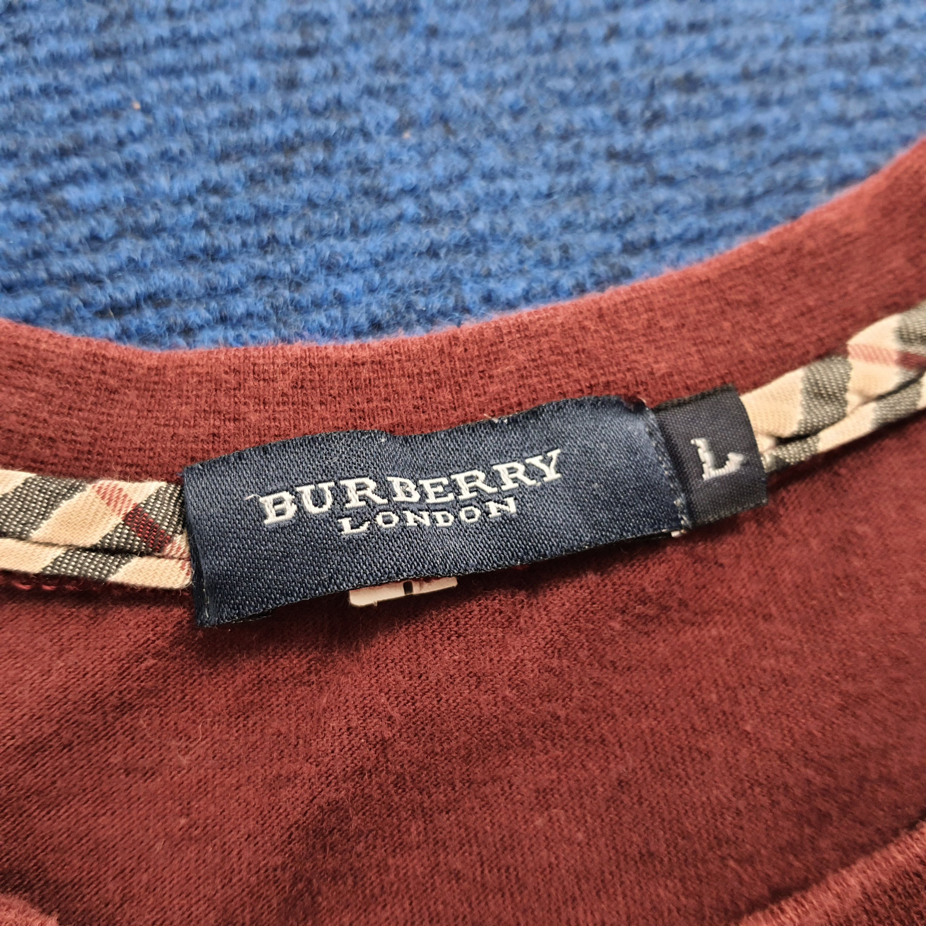 Burberry × Vintage Vintage Burberry Nova Check Long Sleeve T-shirt cp2 Size US L / EU 52-54 / 3 - 5 Thumbnail