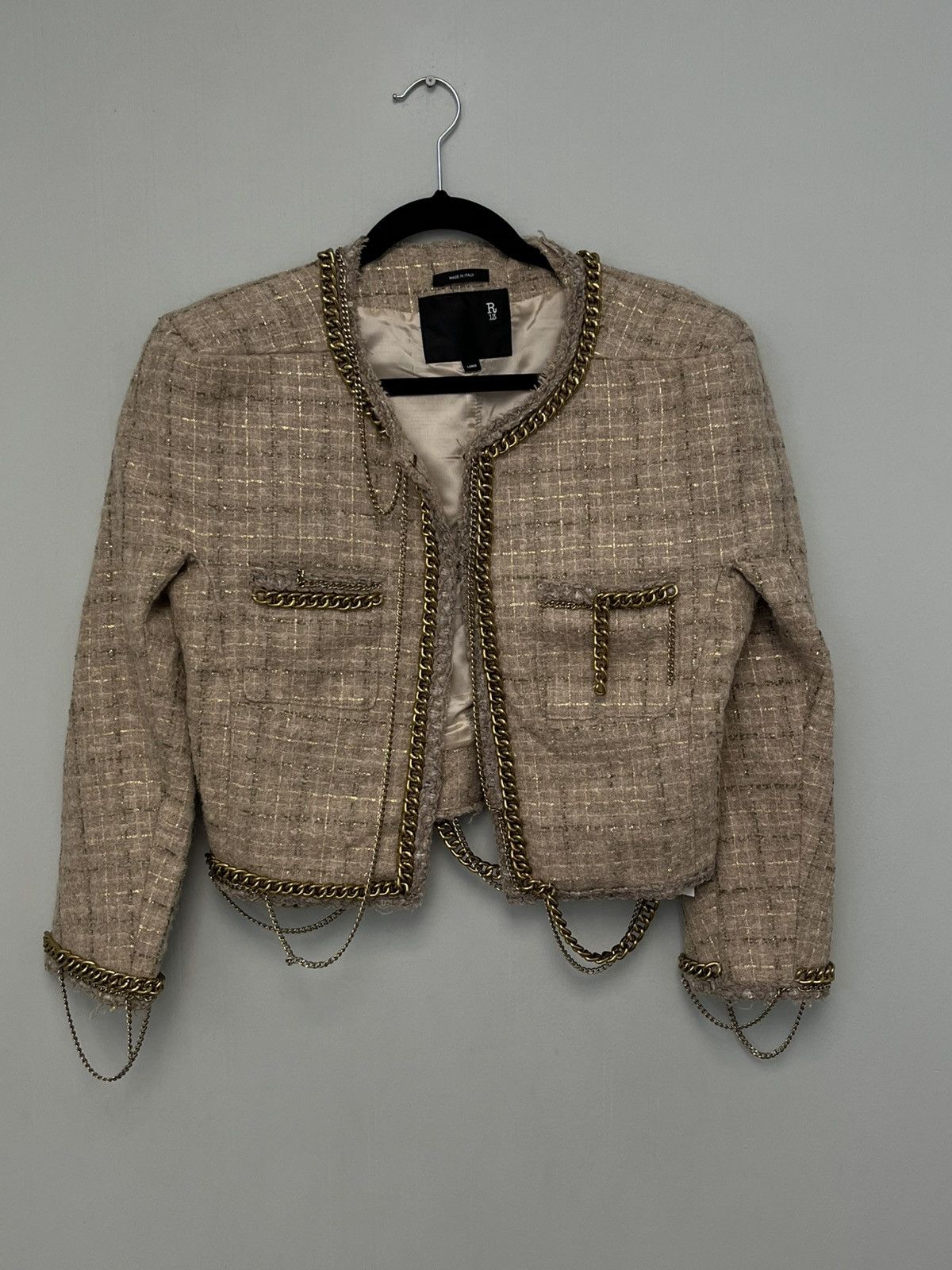 R13 Square shoulder jacket. Size large Size L / US 10 / IT 46 - 6 Thumbnail