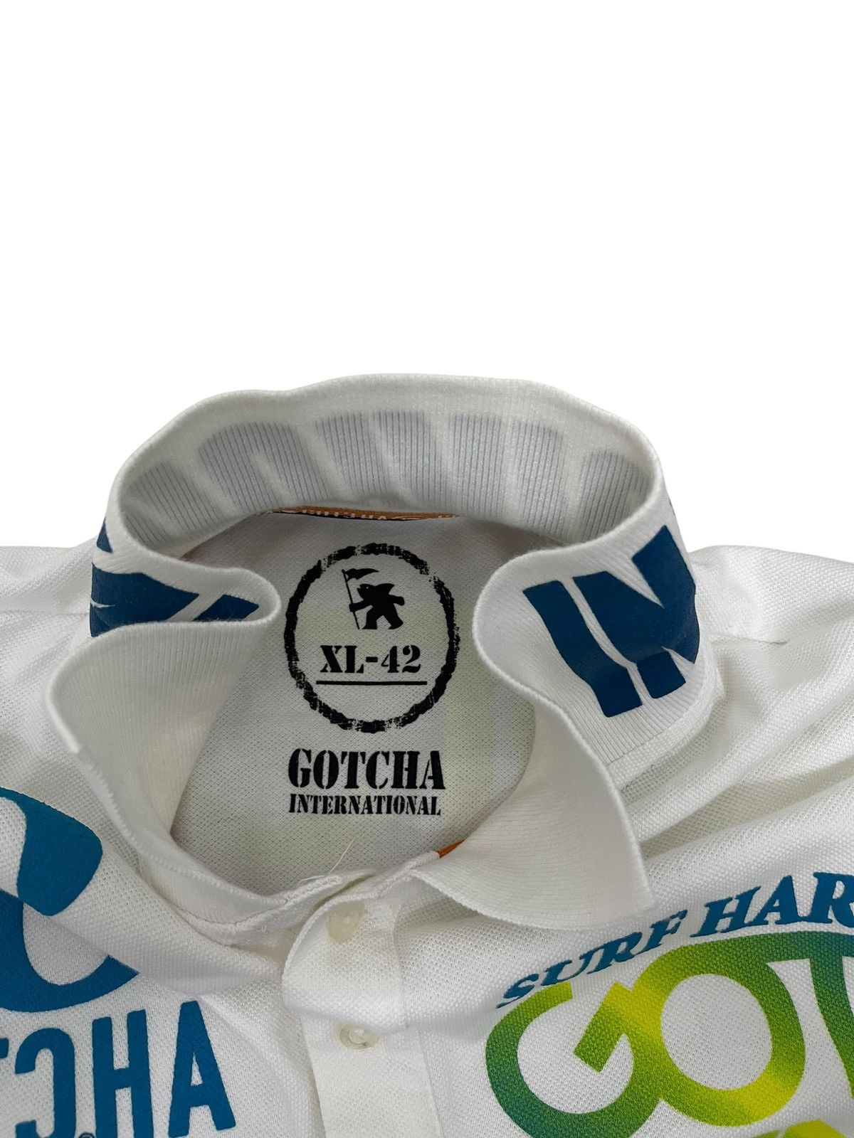 Gotcha Y2K Gotcha Surf OVP High Density Print Polo Tee Size US M / EU 48-50 / 2 - 8 Thumbnail