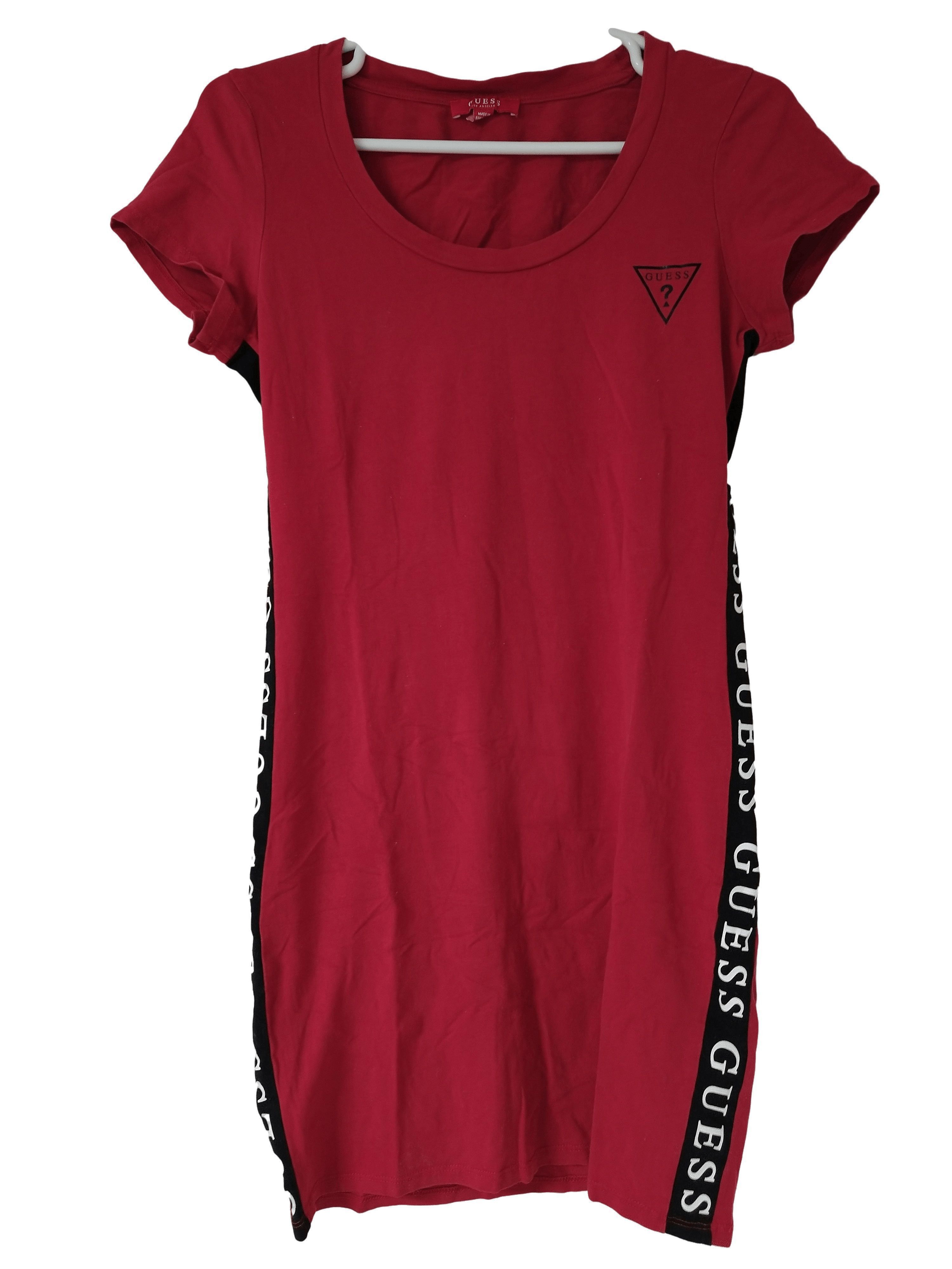 Guess Guess Los Angeles burgundy women's mini bodycon dress L Size L / US 10 / IT 46 - 1 Thumbnail
