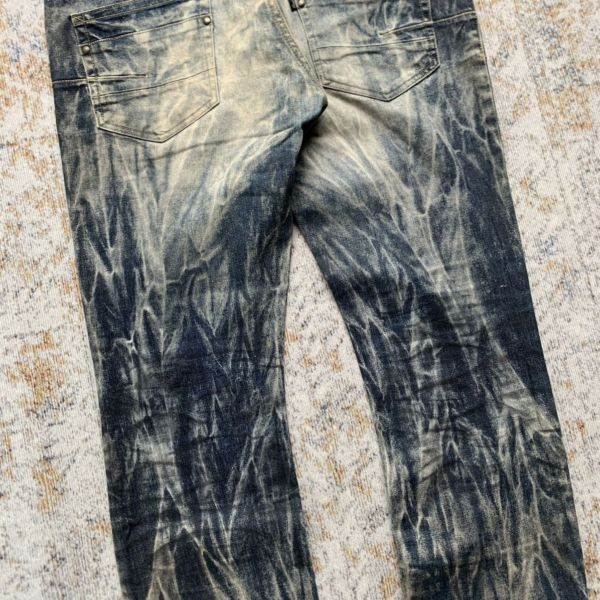 Tornado Mart Rare 2000s Tornado Mart Flared Acid Mudwash Jeans Size US 34 / EU 50 - 3 Thumbnail