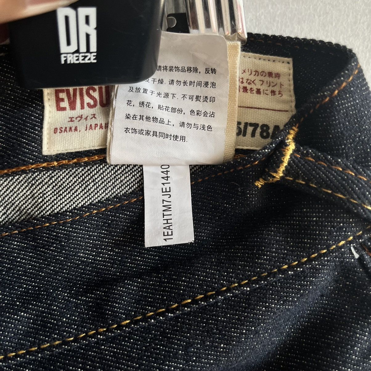 Evisu EVISU SKULL DAICOCK INDIGO SELVEDGE PANTS Size US 32 / EU 48 - 9 Thumbnail
