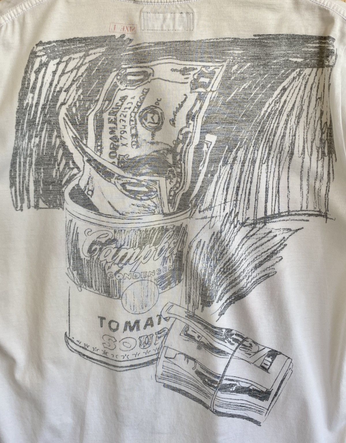 Andy Warhol Vintage Pepe Jeans X Andy Warhol Campbell T-shirt 2000s Size US L / EU 52-54 / 3 - 7 Thumbnail
