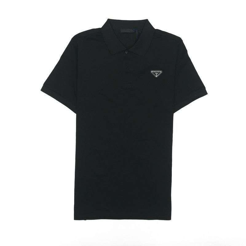 Prada Prada Simple and Comfortable Short Sleeve Polo-2506 Size US XXL / EU 58 / 5 - 2 Thumbnail
