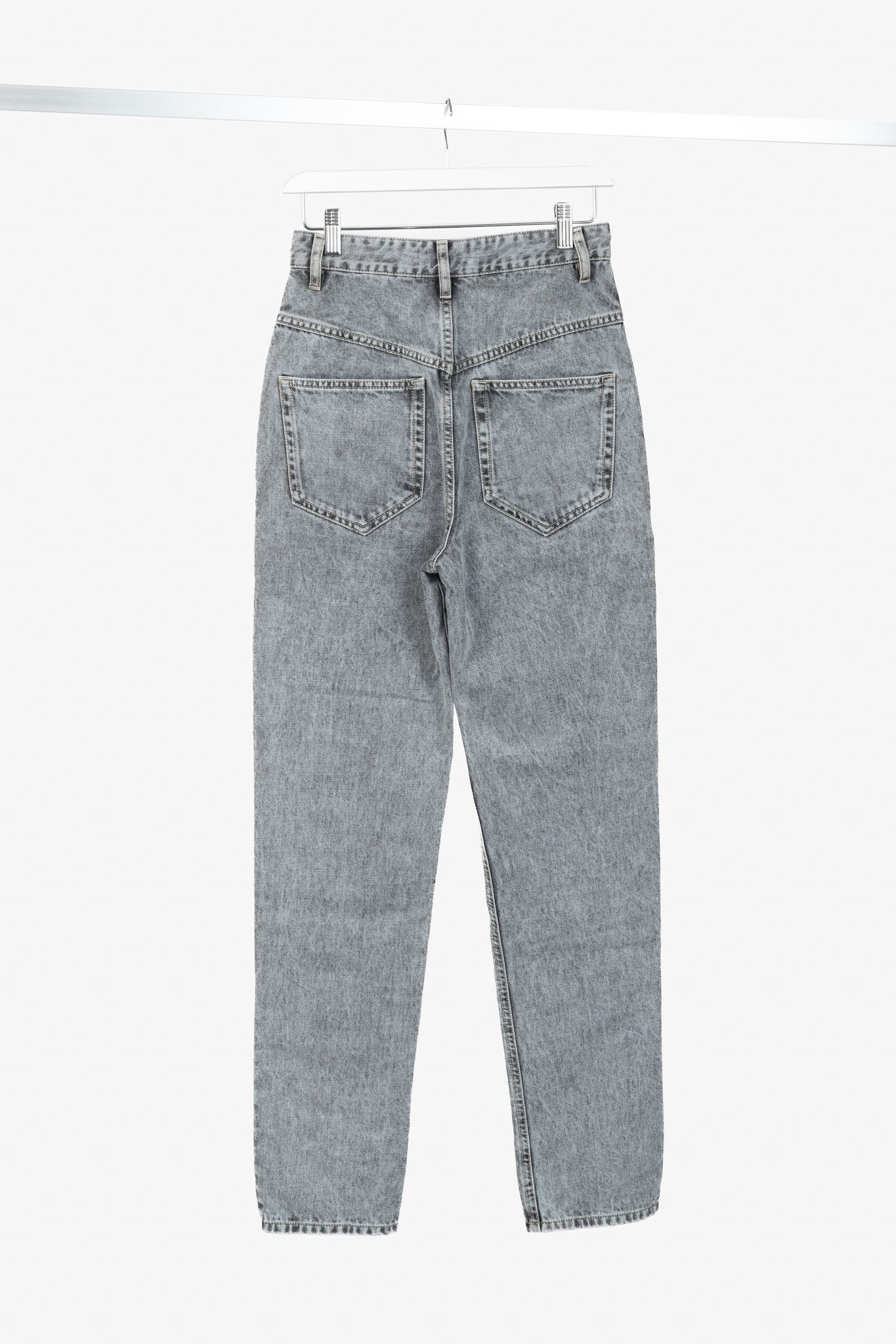 Isabel Marant Etoile Isabel Marant Etoile Henoya Acid-Wash High-Rise Slim Jeans Size 26" / US 2 / IT 38 - 2 Thumbnail