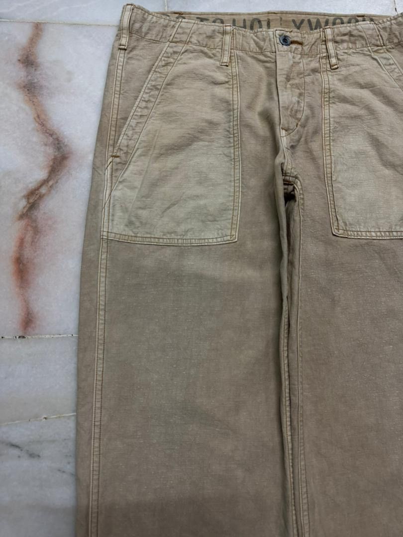 Vintage 💥 Go To Hollywood Baker Pants 90s Sick Faded Y C C Logo Size US 30 / EU 46 - 4 Thumbnail