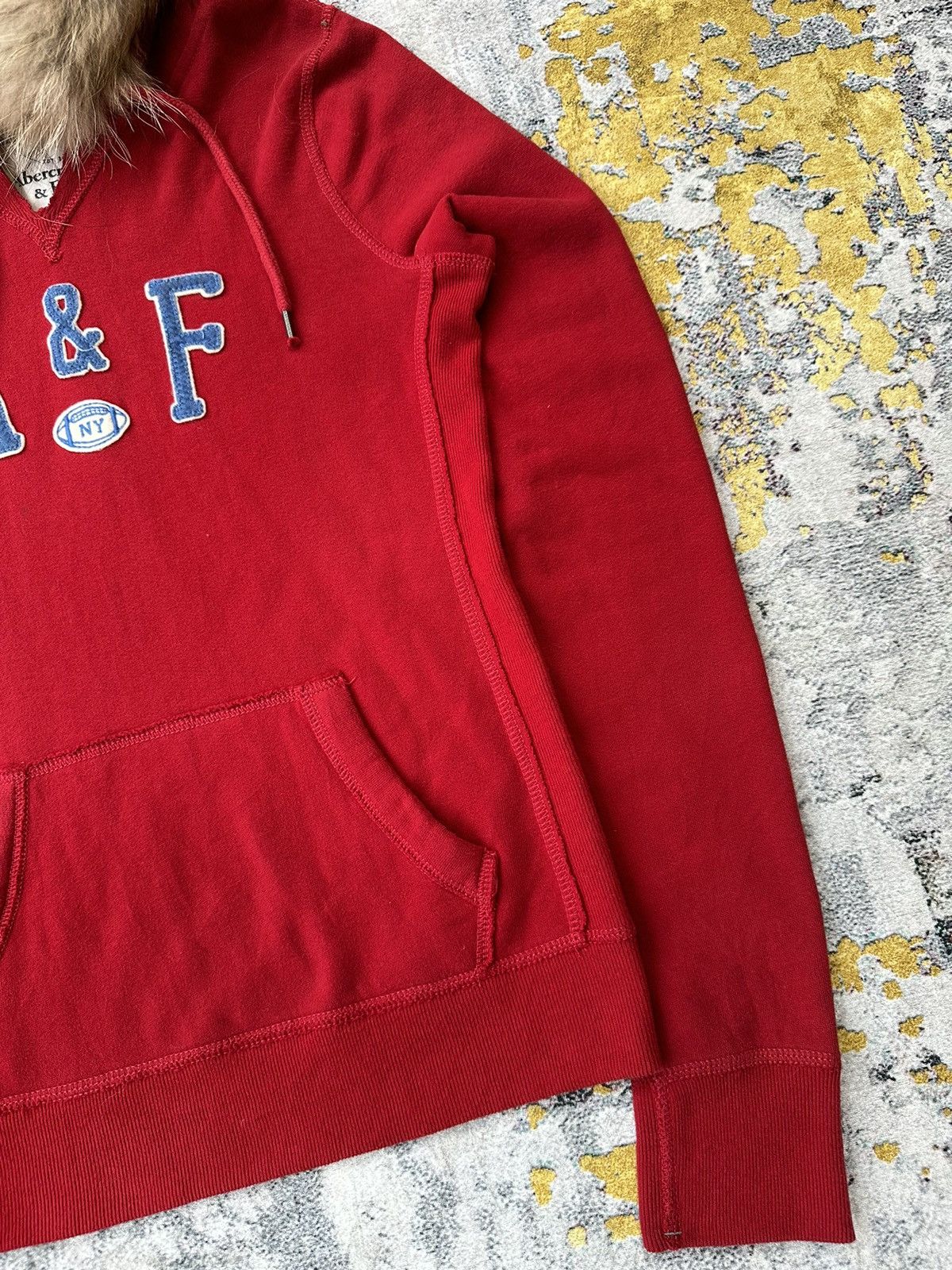 Abercrombie & Fitch DISTRESSED ABERCROMBIE FUR HOODIE IFSIXWASNINE LGB STYLE Size US S / EU 44-46 / 1 - 4 Thumbnail
