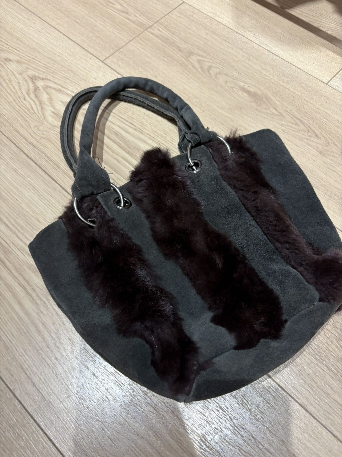 Vintage y2k fur bag Size ONE SIZE - 7 Thumbnail