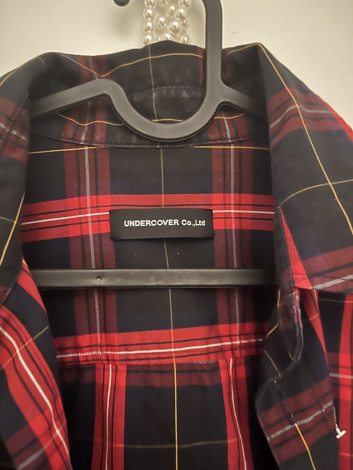 Jun Takahashi Undercover Bloody Geekers plaid button up Size US M / EU 48-50 / 2 - 3 Thumbnail