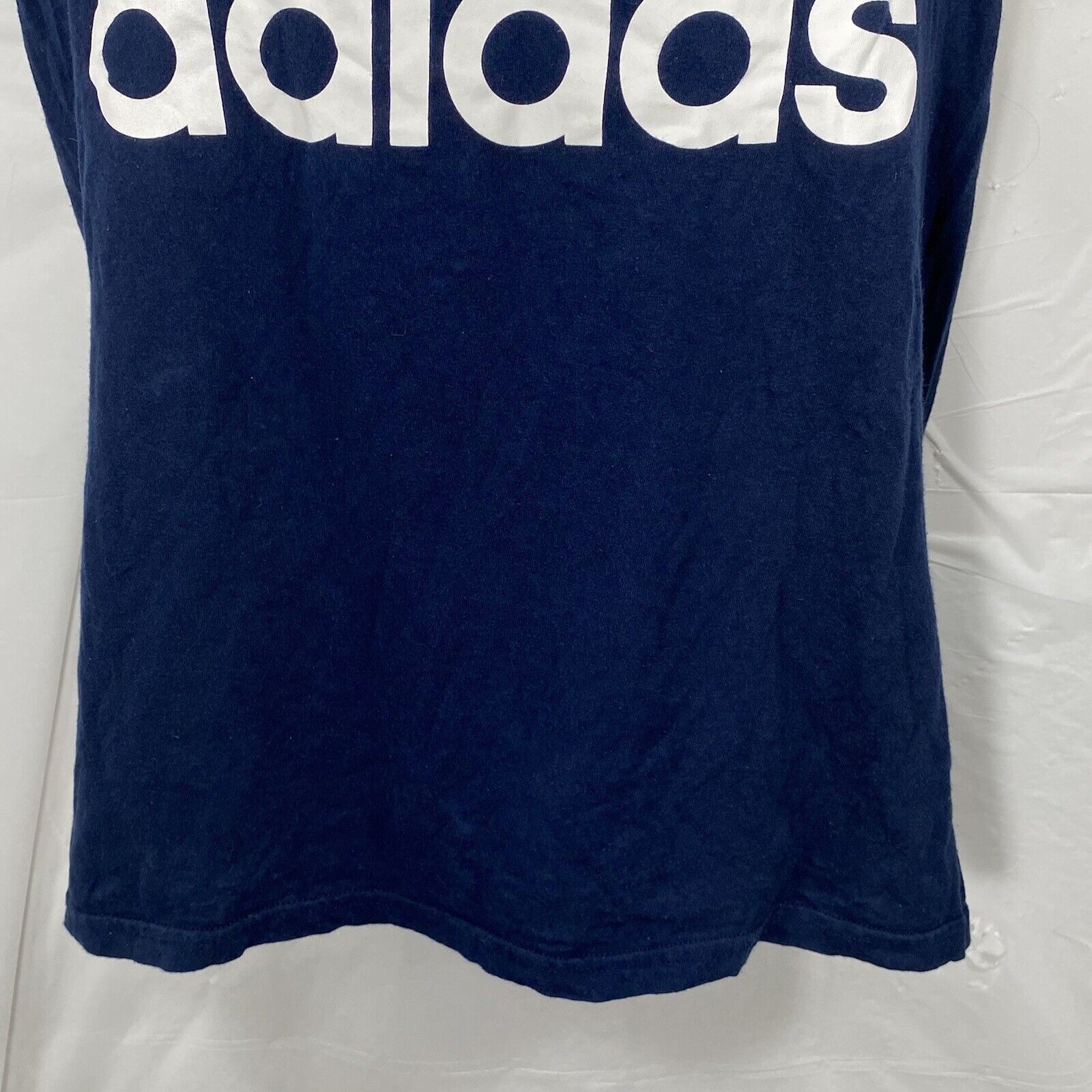 Adidas Adidas Go-To Small Navy Blue White Logo Graphic T Shirt Size US S / EU 44-46 / 1 - 5 Thumbnail