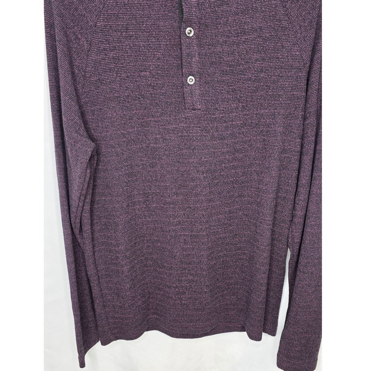 Other Johnnie O Heathered Black & Purple Pull Over Golf Shirt Size US M / EU 48-50 / 2 - 5 Thumbnail
