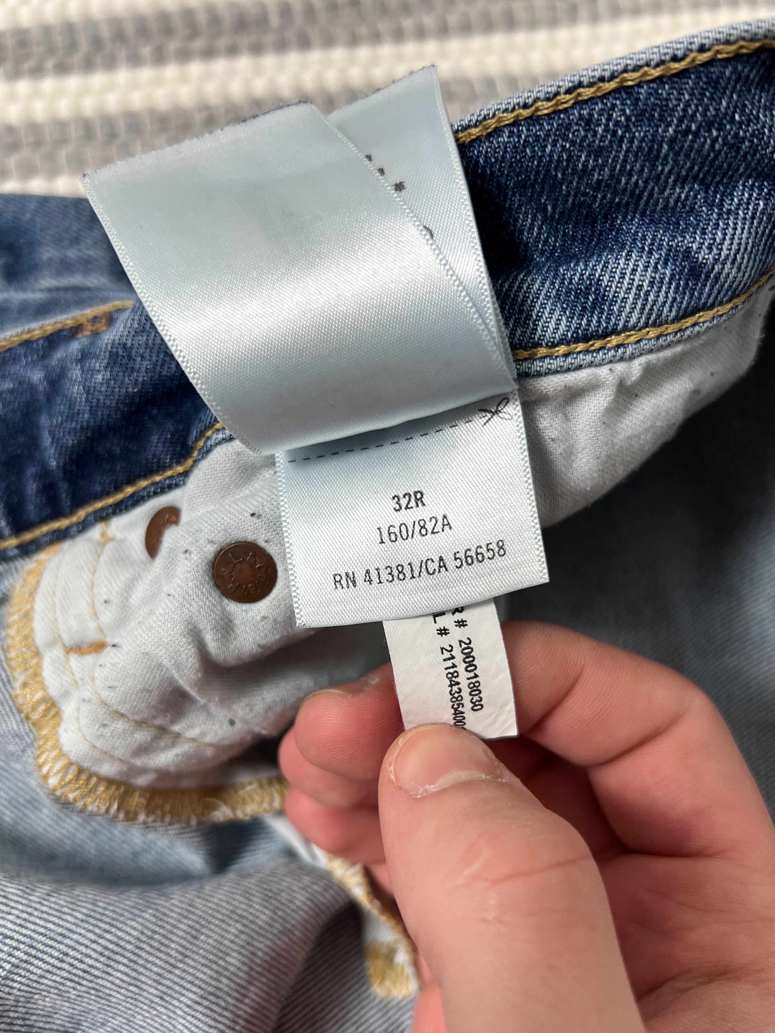 Polo Ralph Lauren Polo Ralph Lauren Skinny Blue Denim Jeans Size US 32 / EU 48 - 11 Thumbnail
