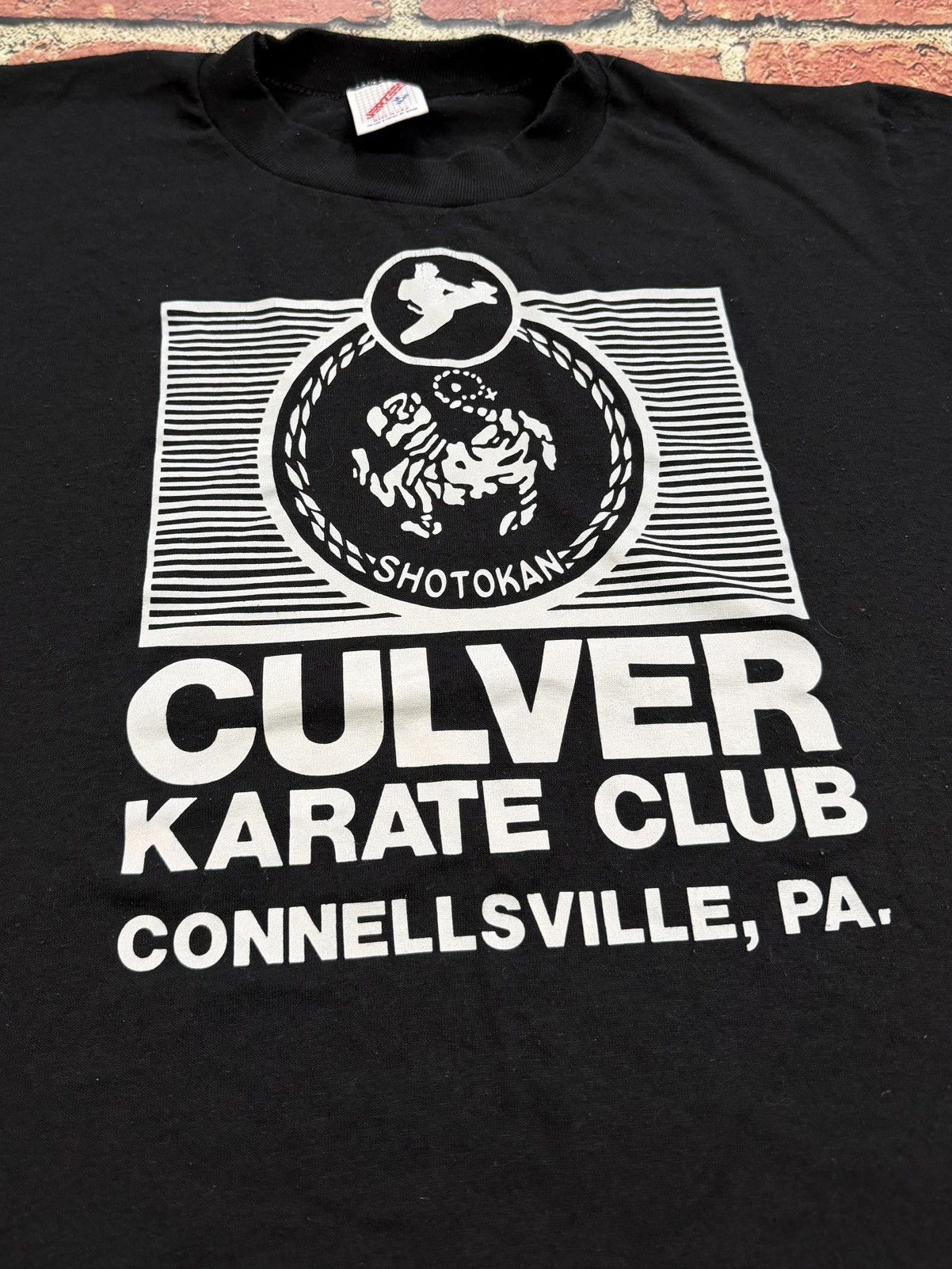 Jerzees Vintage 80s Culver Karate Club Tee Single Stitch Shotokan Size US M / EU 48-50 / 2 - 2 Thumbnail