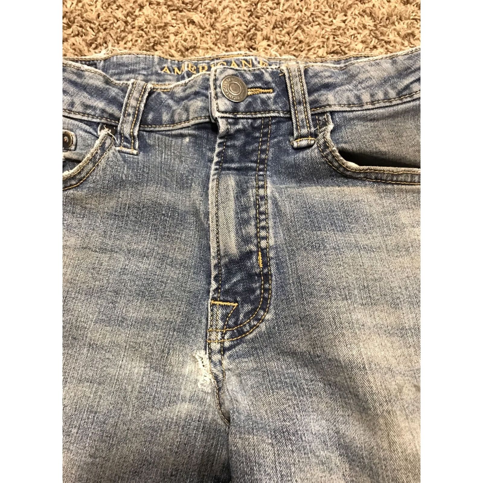 American Eagle Outfitters American Eagle Outfitters Jeans Straight Mens 31x30 Cotton Denim Blue A2 Size US 31 - 2 Thumbnail