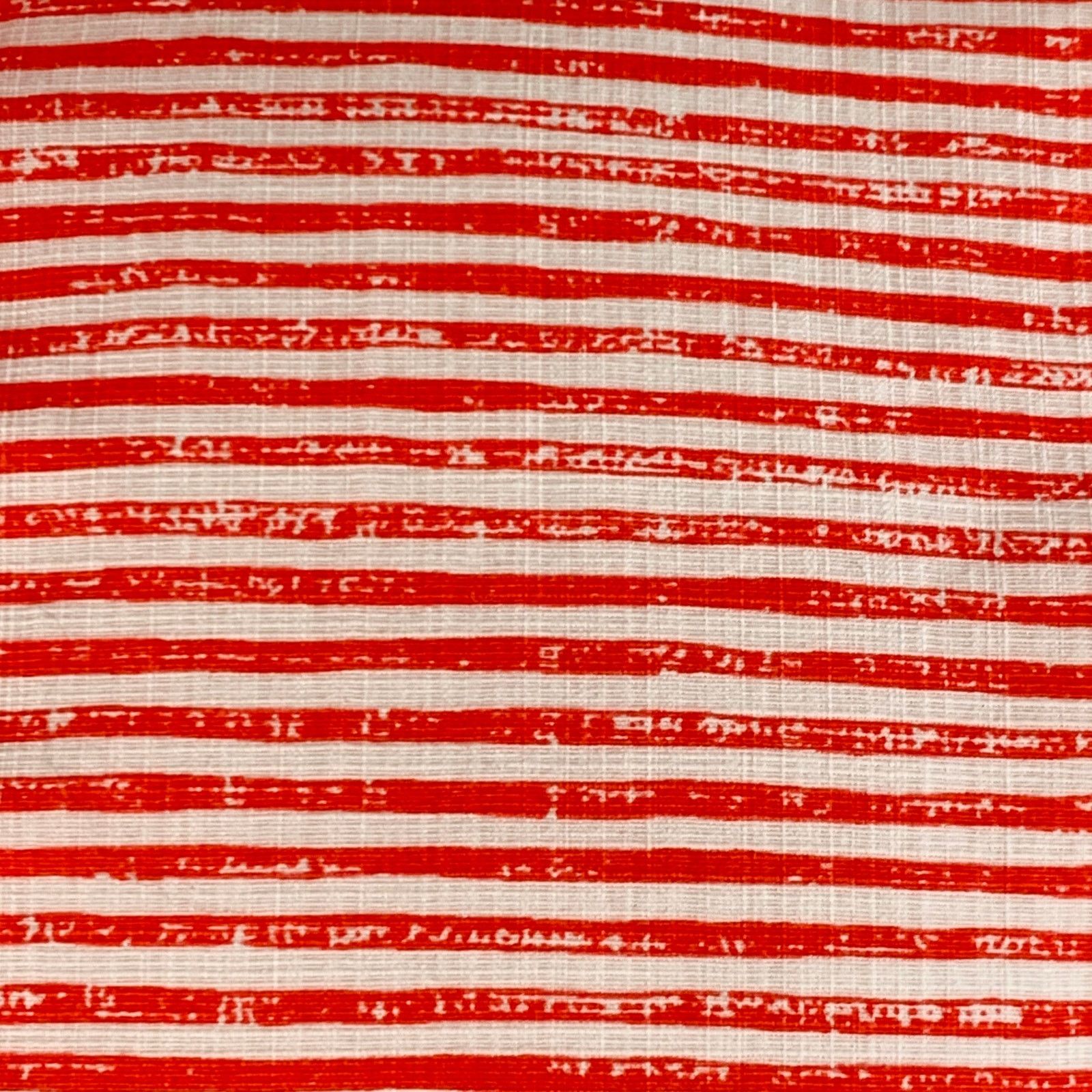 Michael Kors Size M Red White Stripe Cotton Slim Fit Long Sleeve Shirt Size US M / EU 48-50 / 2 - 2 Thumbnail