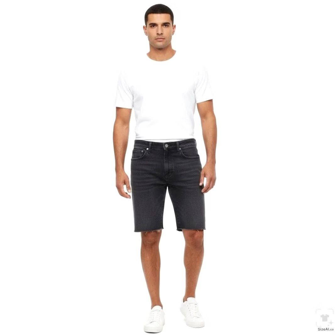Levi's Levi's Shorts Mens 34 Gray Charcoal Denim Slim Bermuda 10 Inseam Stretch Casual 5-Pocket Mens Size US 34 / EU 50 - 4 Thumbnail