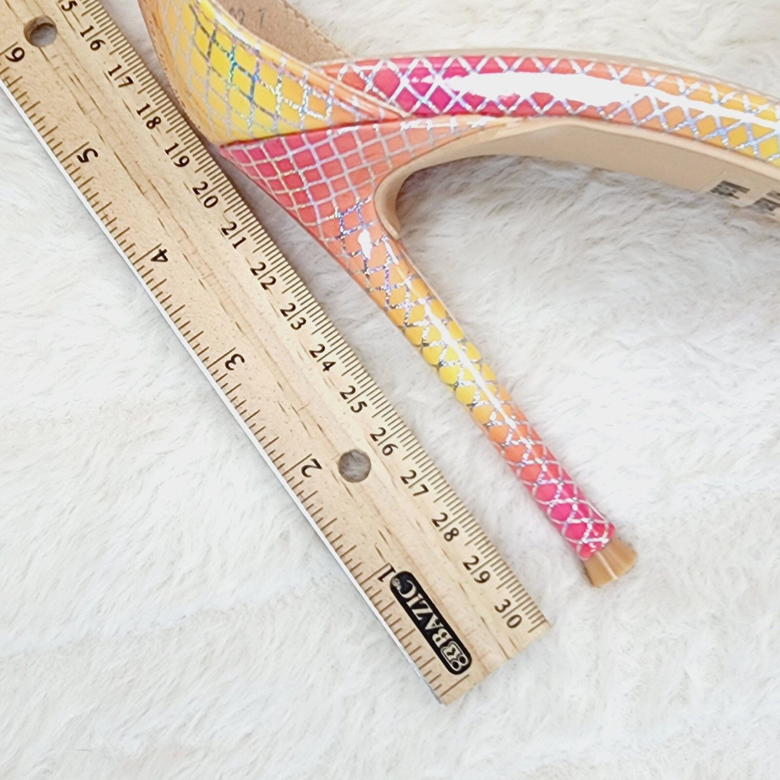 Other Symm Colorful Rhinestone Strap High Heel Stiletto Shoes (Siz Size US 9 / IT 39 - 6 Thumbnail