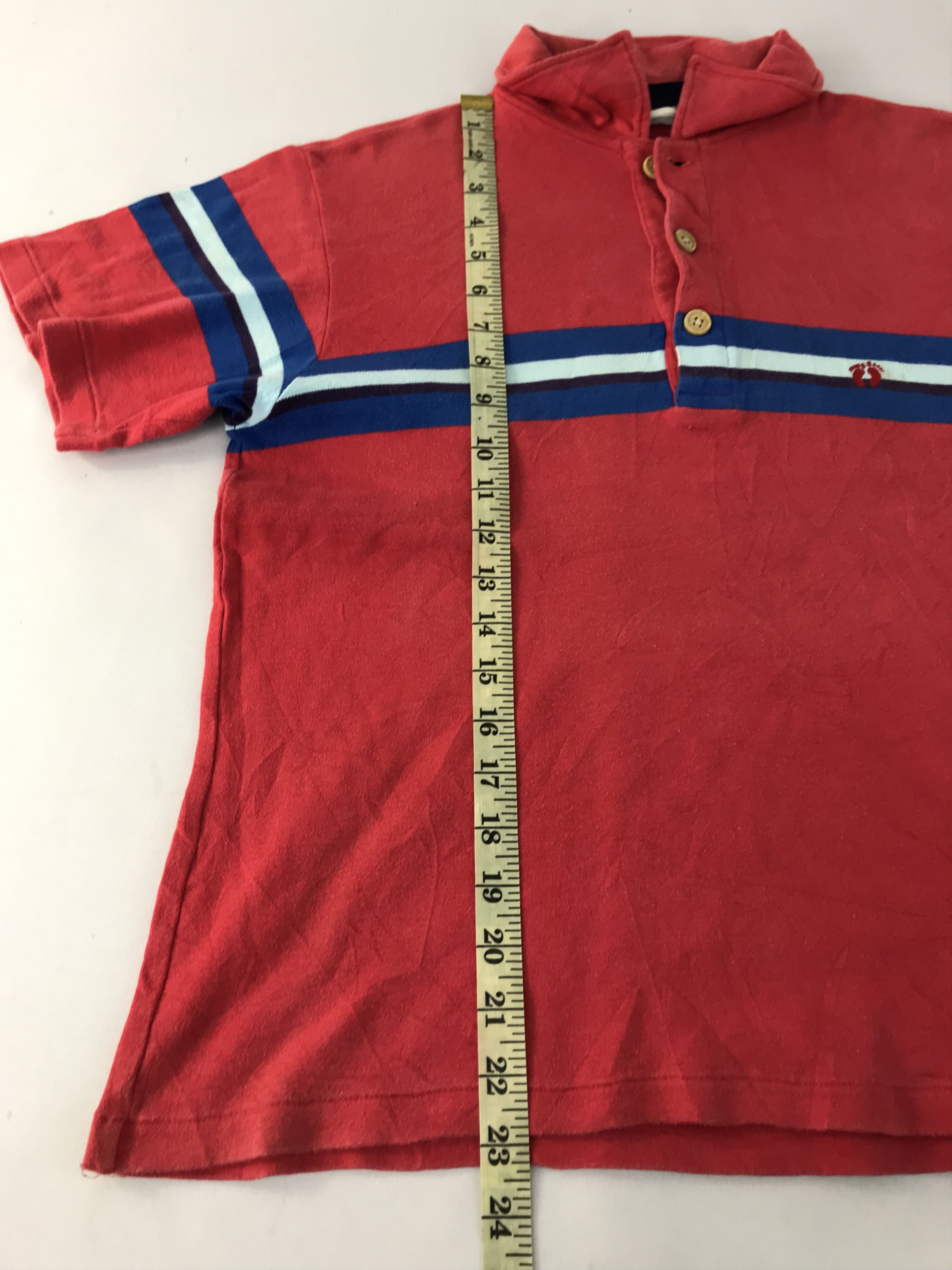 Hang Ten Hang Ten Colour Block Chest Striped Polo Tee Size US L / EU 52-54 / 3 - 9 Thumbnail