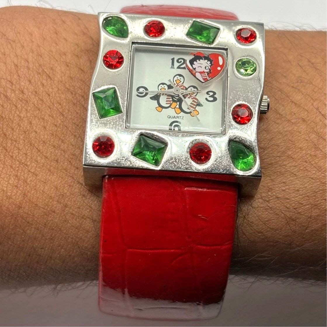 Other Red Penguin Cuff Watch Size ONE SIZE - 2 Thumbnail