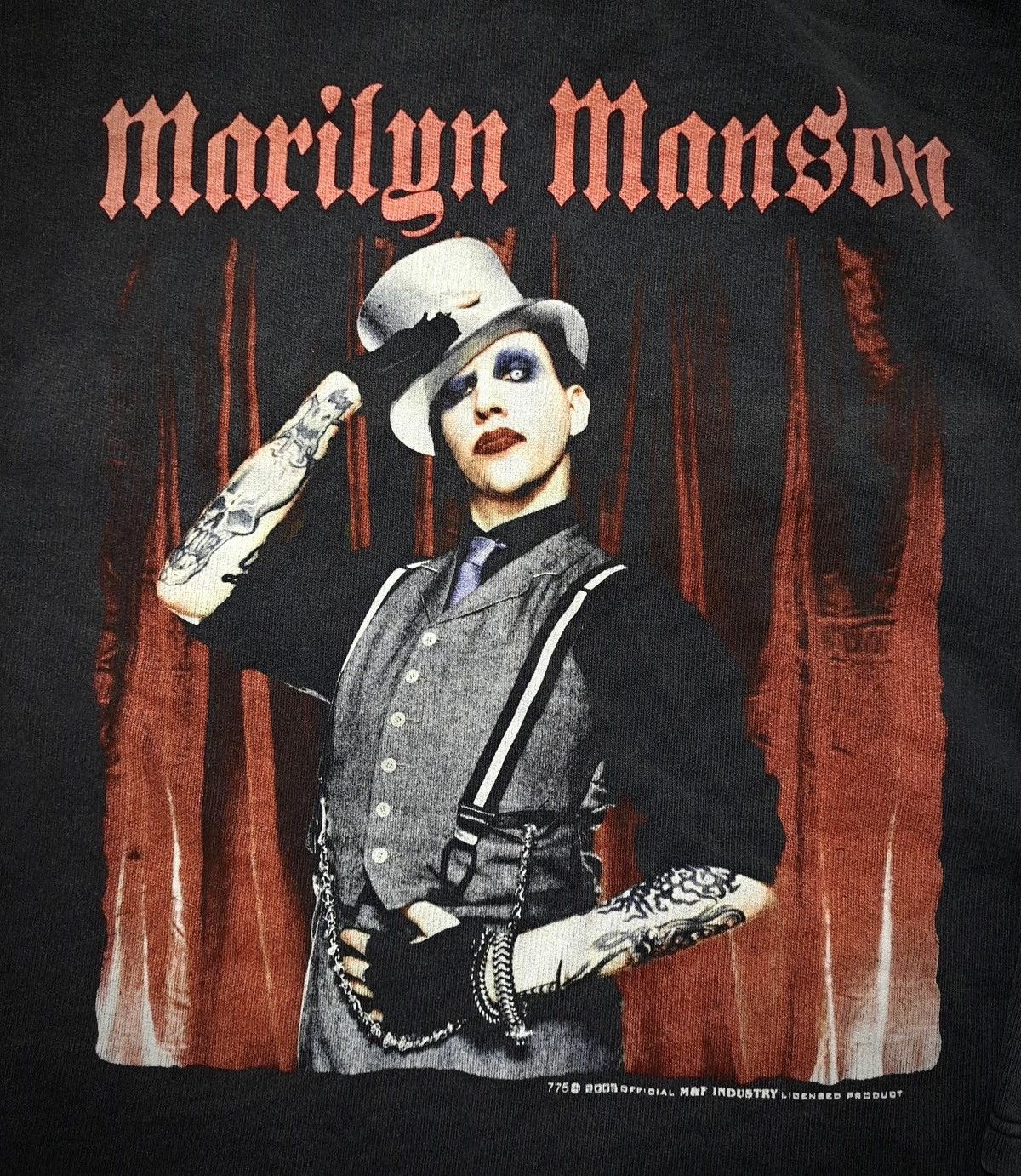 Marilyn Manson MARILYN MANSON x Vintage Hoodie 2003 Size US L / EU 52-54 / 3 - 3 Thumbnail