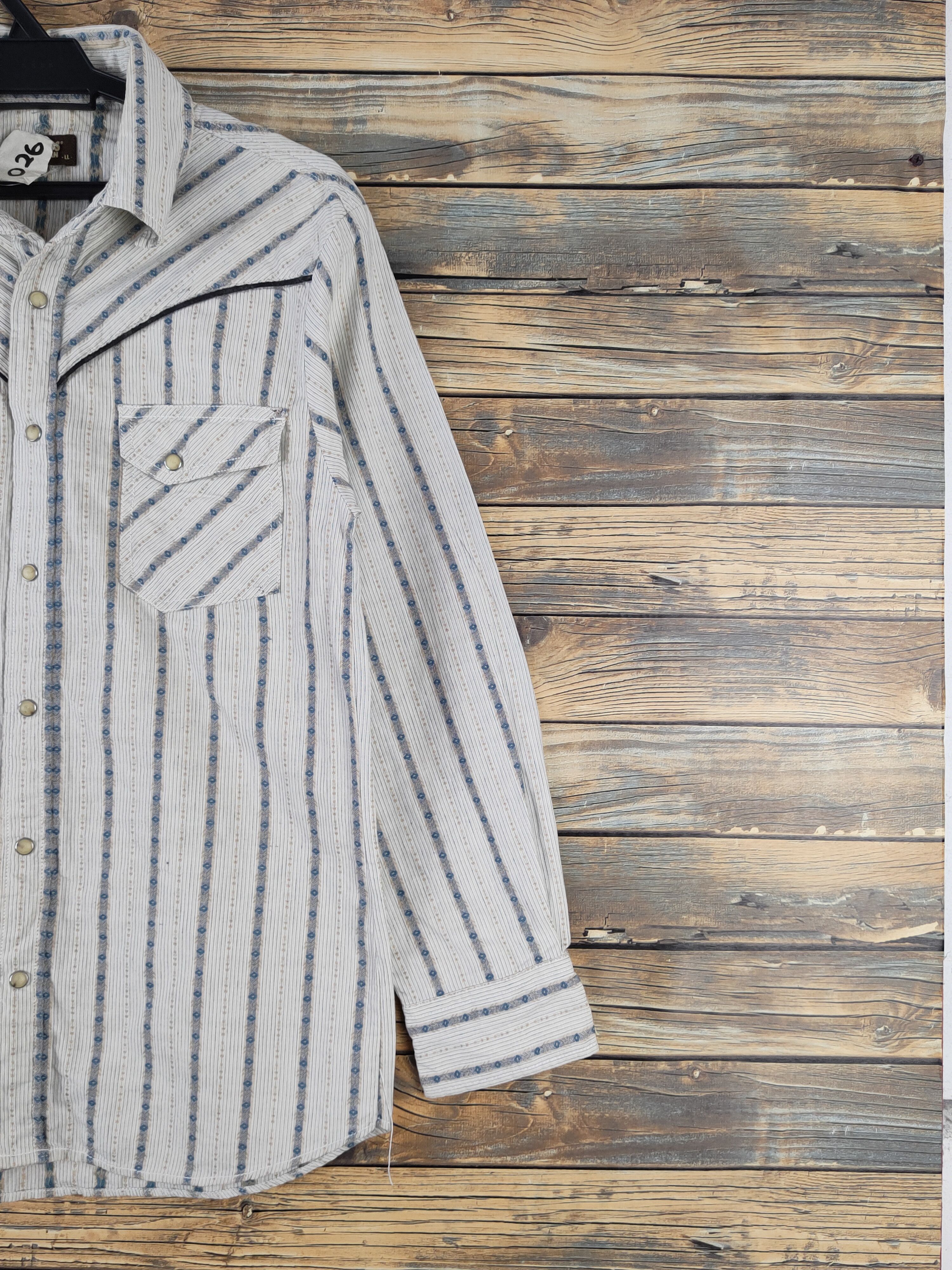 Smith's American × Vintage DL Smith's American Ivory Button Ups #026 Size M / US 6-8 / IT 42-44 - 5 Thumbnail