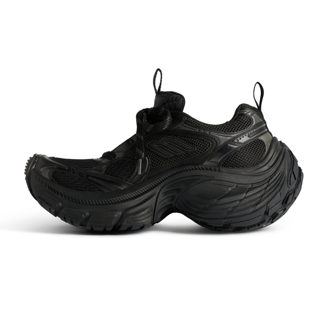 Balenciaga Black Mesh 10XL Sneakers Size US 11 / EU 44 - 4 Thumbnail