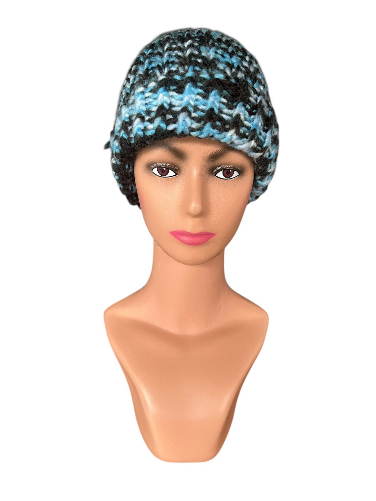 Kapital Crochet Knitted Handmade Hairy Beanie Hats Size ONE SIZE - 4 Thumbnail