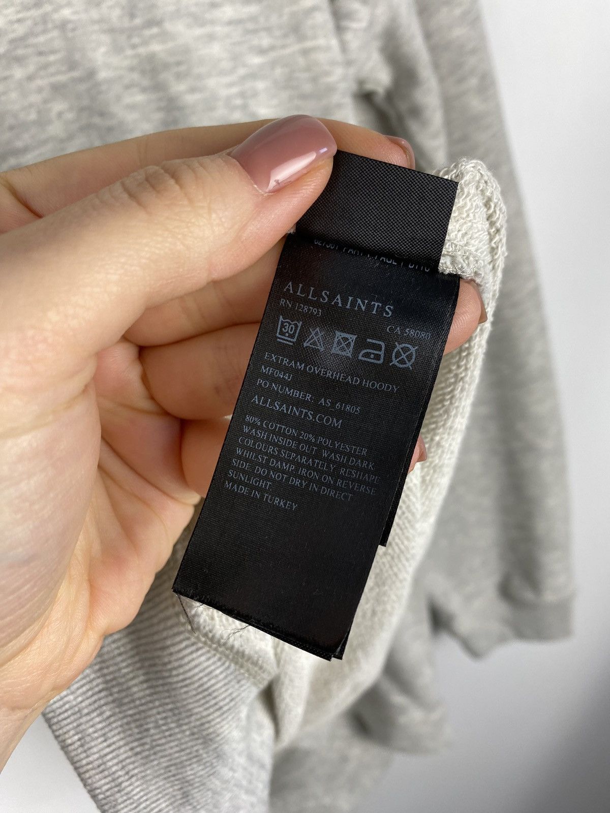 Allsaints × Japanese Brand Allsaints Extram Overhead Avant-garde Oversized Hoodie Size US M / EU 48-50 / 2 - 15 Thumbnail