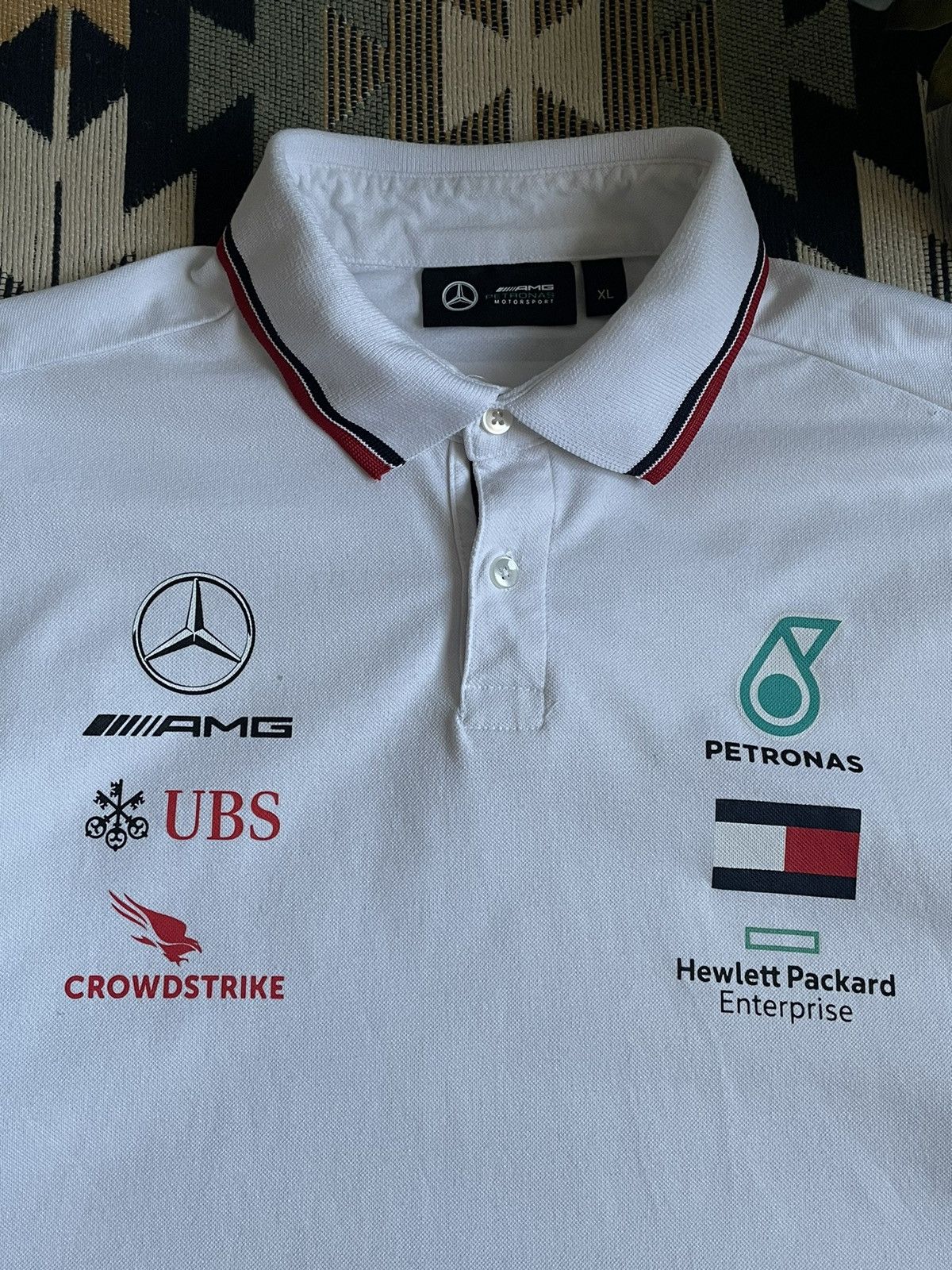 Tommy Hilfiger Mercedes Benz AMG Petronas Motosport T-shirt Size US XL / EU 56 / 4 - 5 Thumbnail