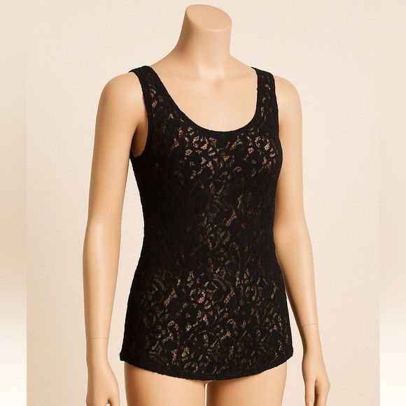 Theory Theory Black Lace Tank Top Women’s Size S Size S / US 4 / IT 40 - 1 Thumbnail