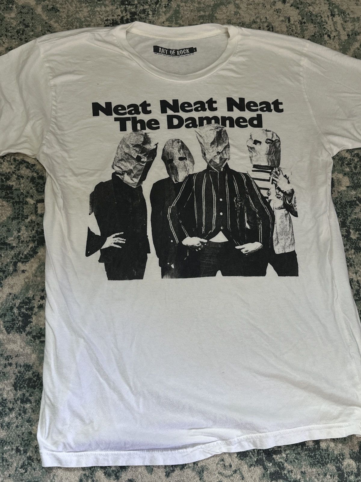 Band Tees The Damned Neat Neat Punk Band Tee (Art of Rock) Size US L / EU 52-54 / 3 - 3 Thumbnail